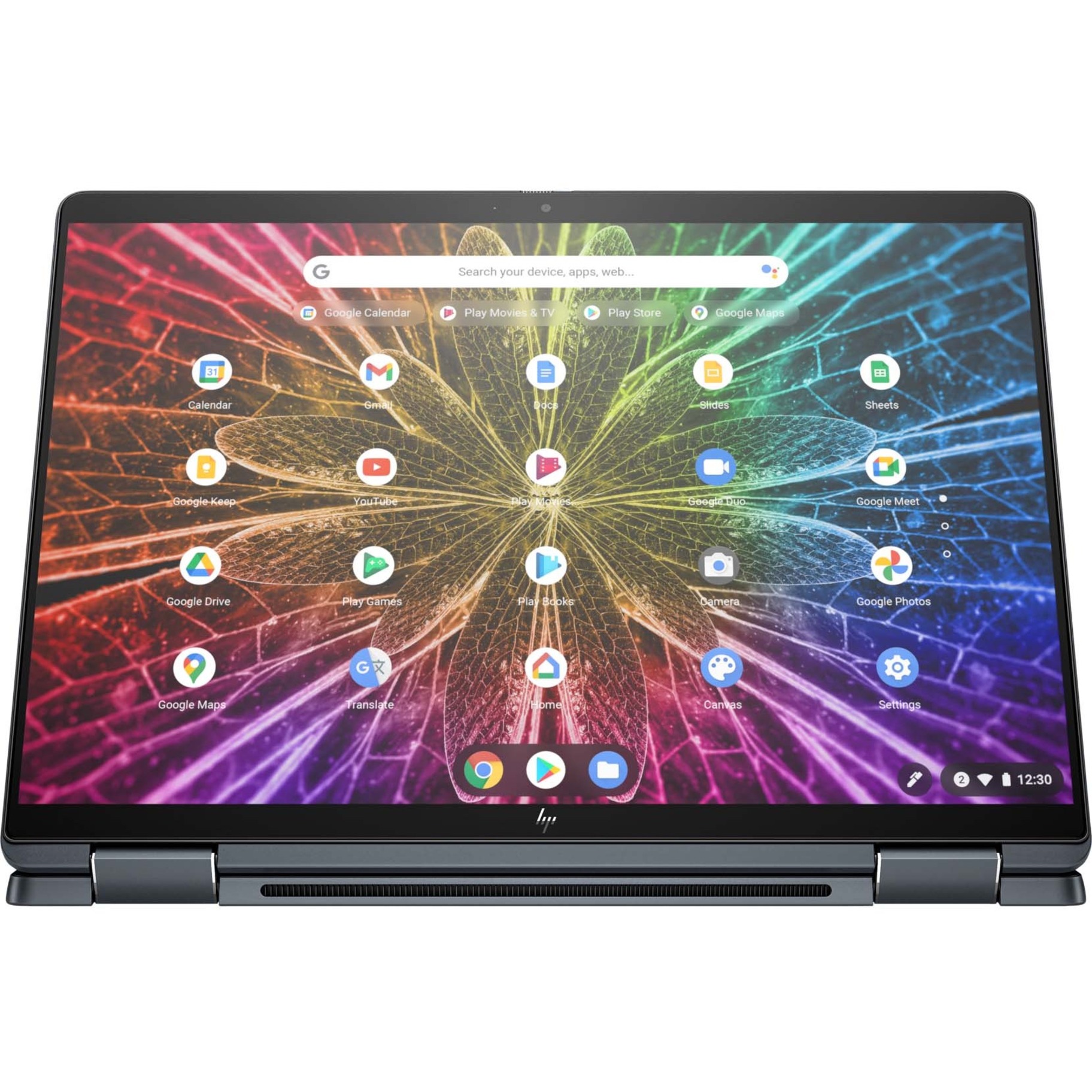 HP Elite Dragonfly 13.5" Touchscreen Convertible 2 in 1 Chromebook - 60 Hz - Intel Core i7 12th Gen i7-1265U - 16 GB - 256 GB SSD - Intel Chip - ChromeOS - In-plane Switching (IPS) Technology - IEEE 802.11ax Wireless LAN Standard — alternate image3