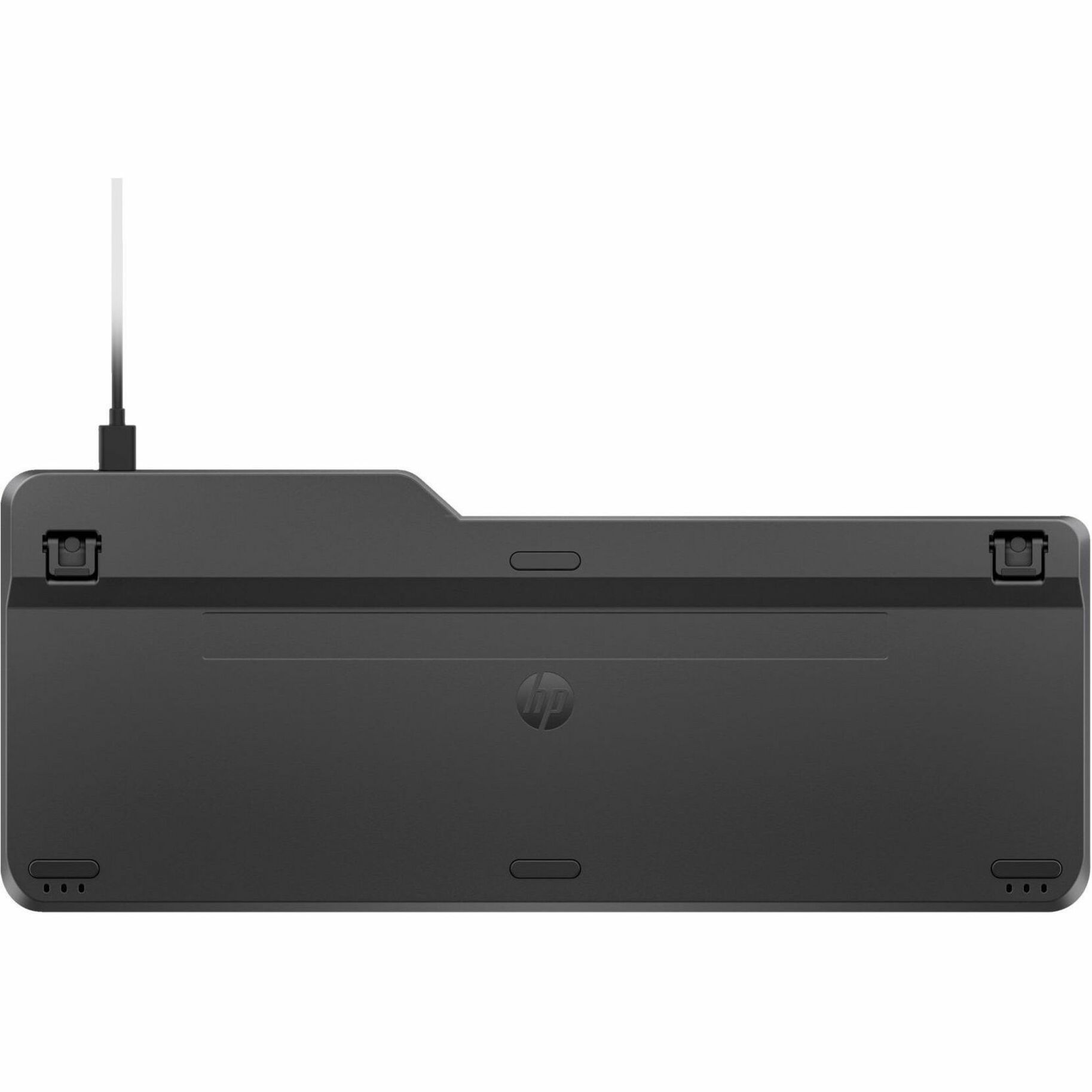 HP 400 Backlit Wired Keyboard (7N7C0AA) - Cable Connectivity - Full-size - USB Type A Interface - LED - 20 Hot Key(s) - Microphone Mute, Emoji, Language Switch Hot Key(s) - Windows 10, Windows 11, ChromeOS, Mac OS - PC, Mac - Plunger Keyswitch - Black — bottommaximum