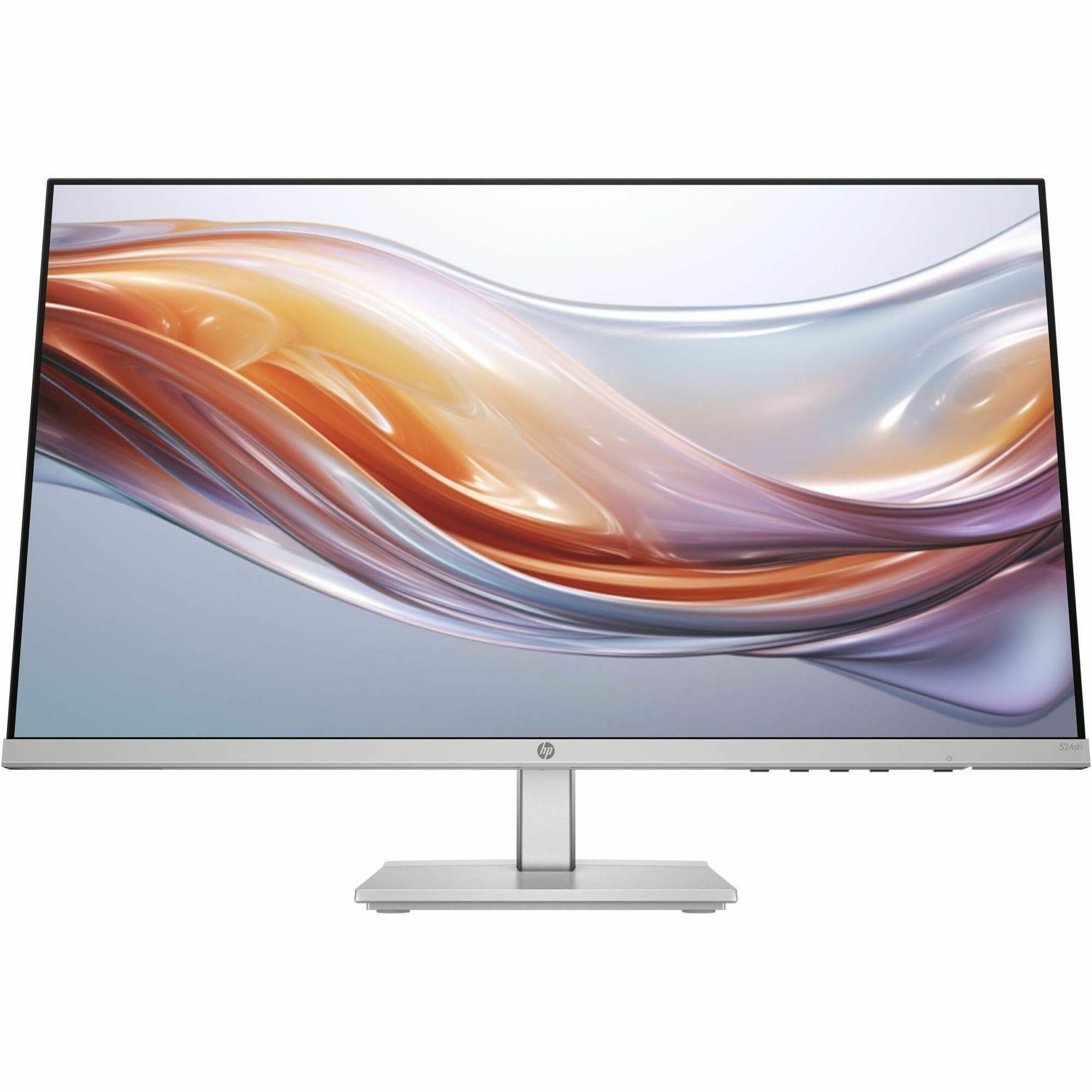 HP 524sh 24" Class Full HD LCD Monitor - 16:9 - 23.8" Viewable - In-plane Switching (IPS) Technology - 1920 x 1080 - 16.7 Million Colors - 300 Nit - 5 ms - 100 Hz Refresh Rate - HDMI - VGA — frontmaximum