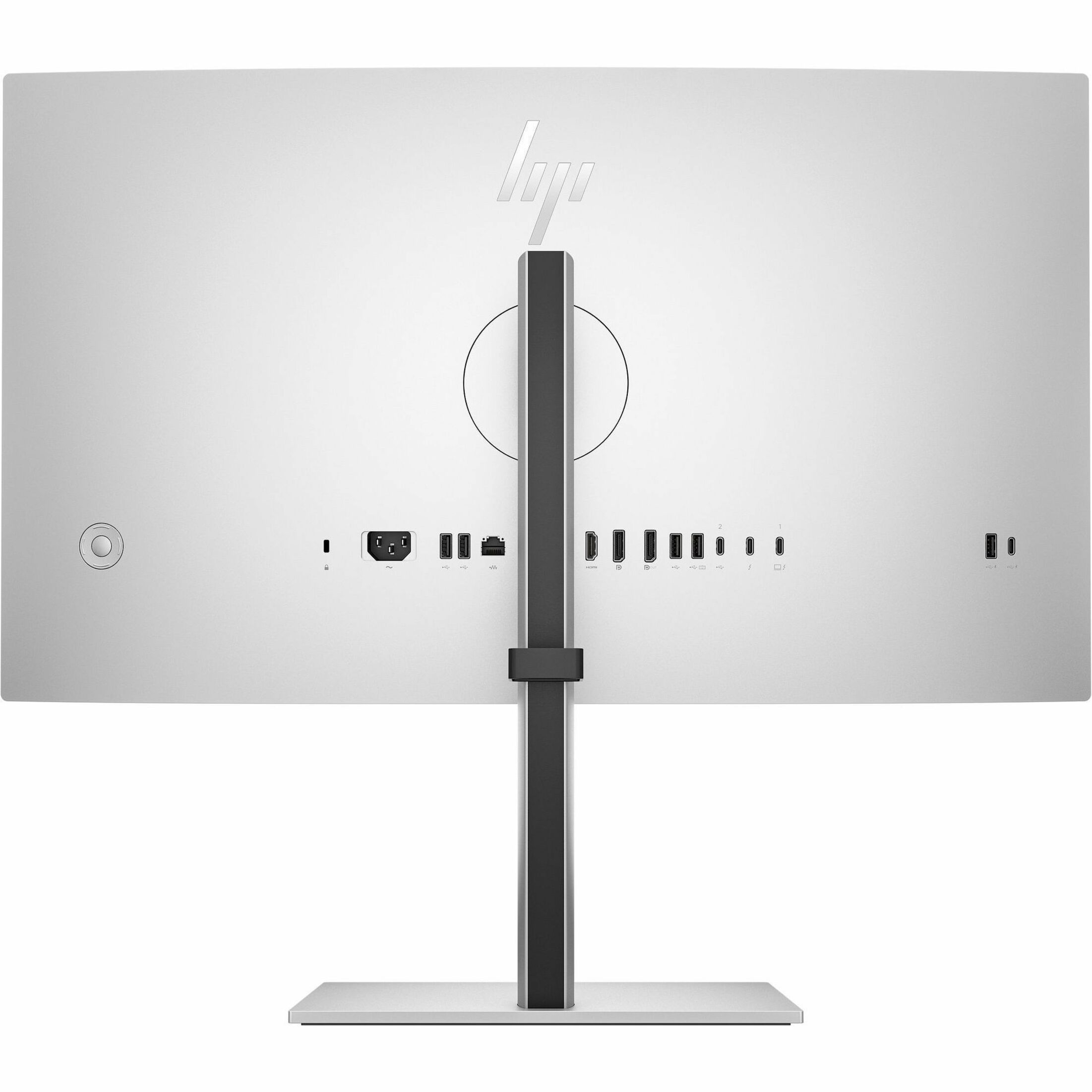 HP 727pm 27" Class 4K UHD LCD Monitor - 27" Viewable - 3840 x 2160 — rear
