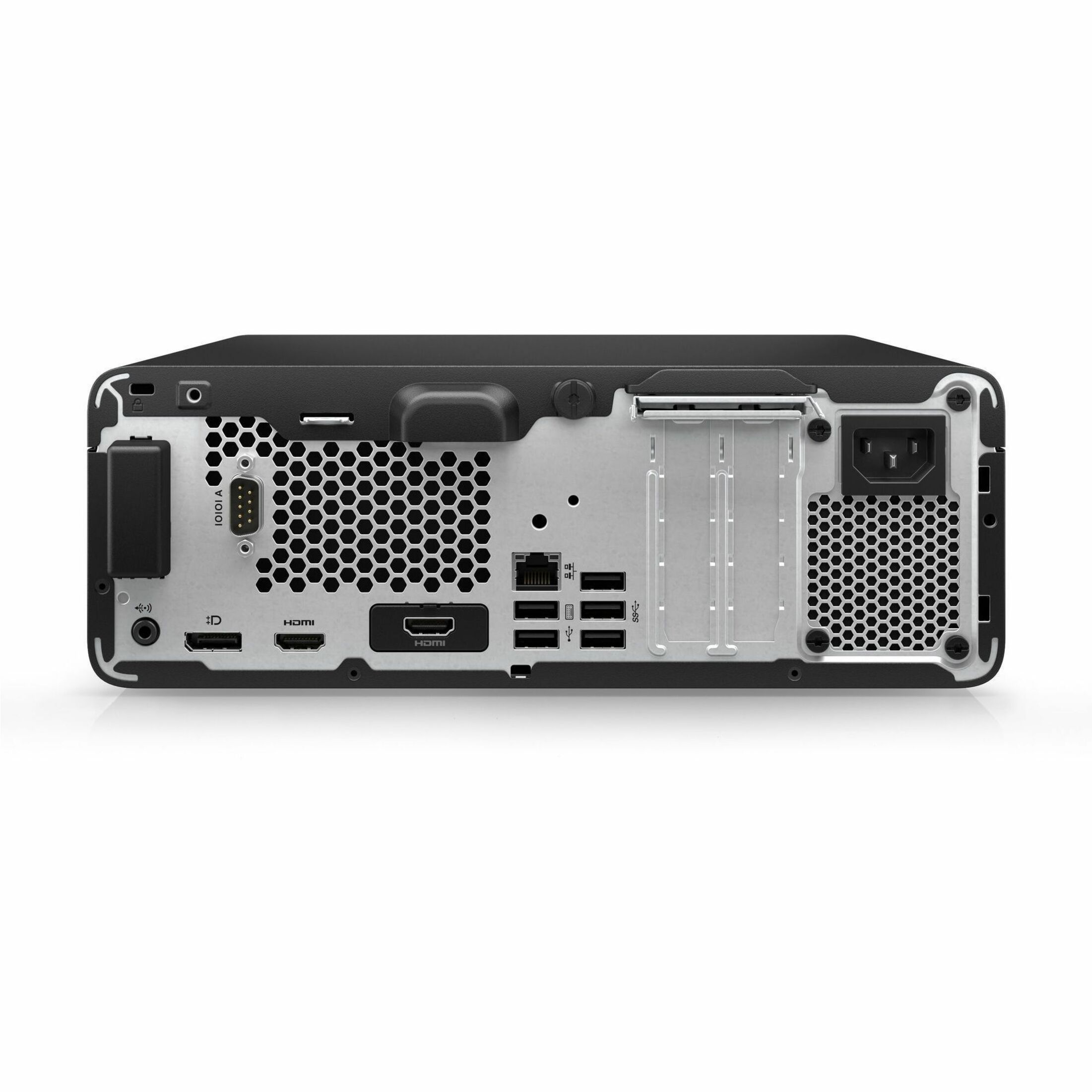 HP Pro SFF 400 G9 Desktop Computer - Intel Core i5 13th Gen i5-13500 - 16 GB - 1 TB SSD - Small Form Factor - Intel Q670 Chip - Windows 11 Pro - Intel UHD Graphics 770 DDR4 SDRAM - 180 W — rearmaximum