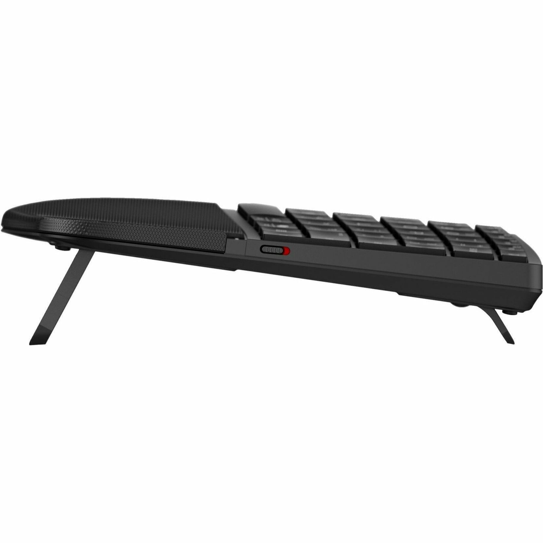 HP 685 Comfort Dual-Mode Keyboard for Business - Wireless Connectivity - Bluetooth/RF - Full-size - 32.81 ft - 2.40 GHz - USB Type A Interface - Dictation, Language Switch, CoPilot Hot Key(s) - Windows 11, Windows 10, macOS, ChromeOS - PC, Mac - Plunger Keyswitch - AA Battery Size Supported - Black — leftmaximum