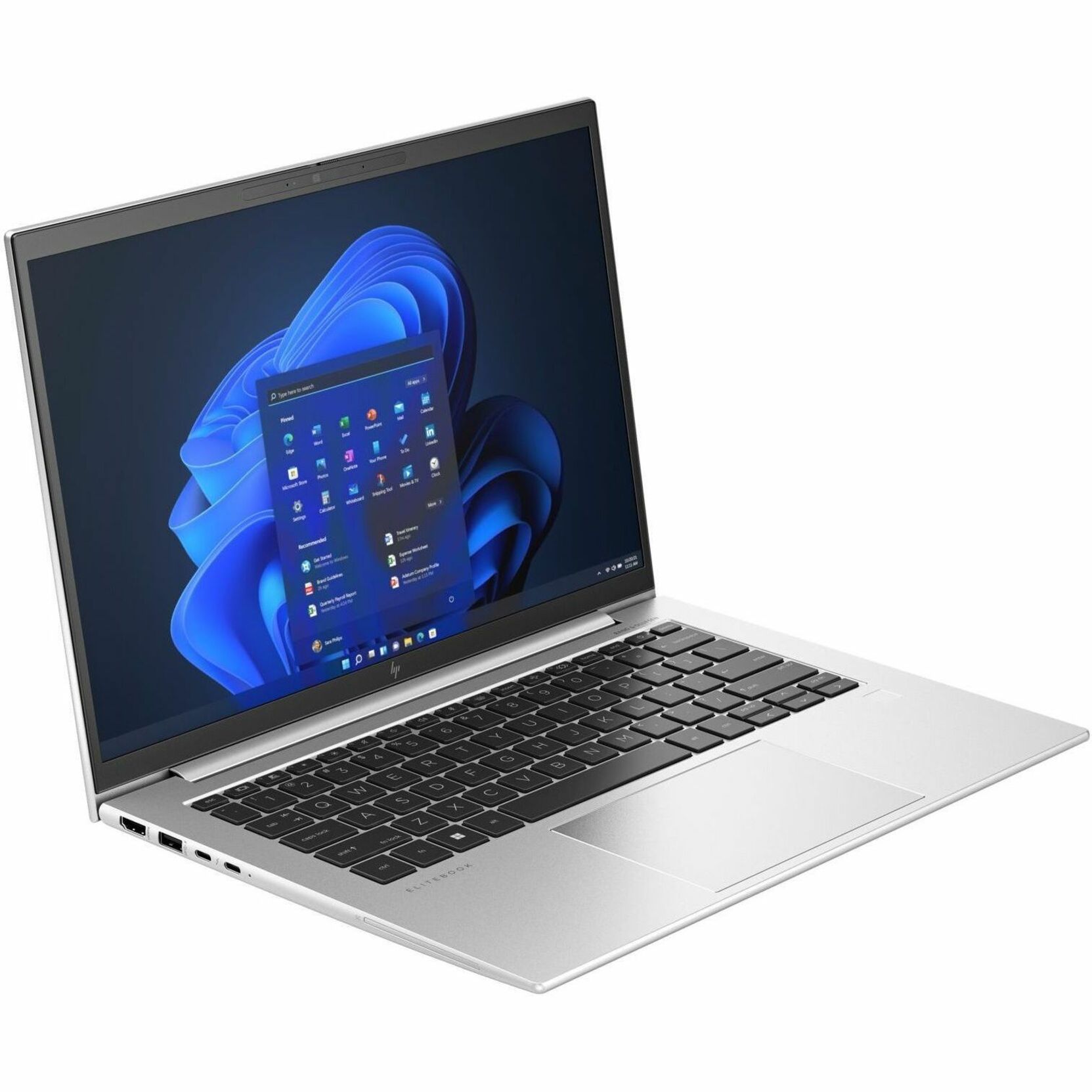 HP EliteBook 1040 G10 14" Notebook - WQXGA - Intel Core i7 13th Gen i7-1365U - vPro Technology - 32 GB - 1 TB SSD - Intel Chip - 2560 x 1600 - Windows 11 Pro - Intel Iris X? Graphics - In-plane Switching (IPS) Technology - 5G - IEEE 802.11ax Wireless LAN Standard — alternate image3