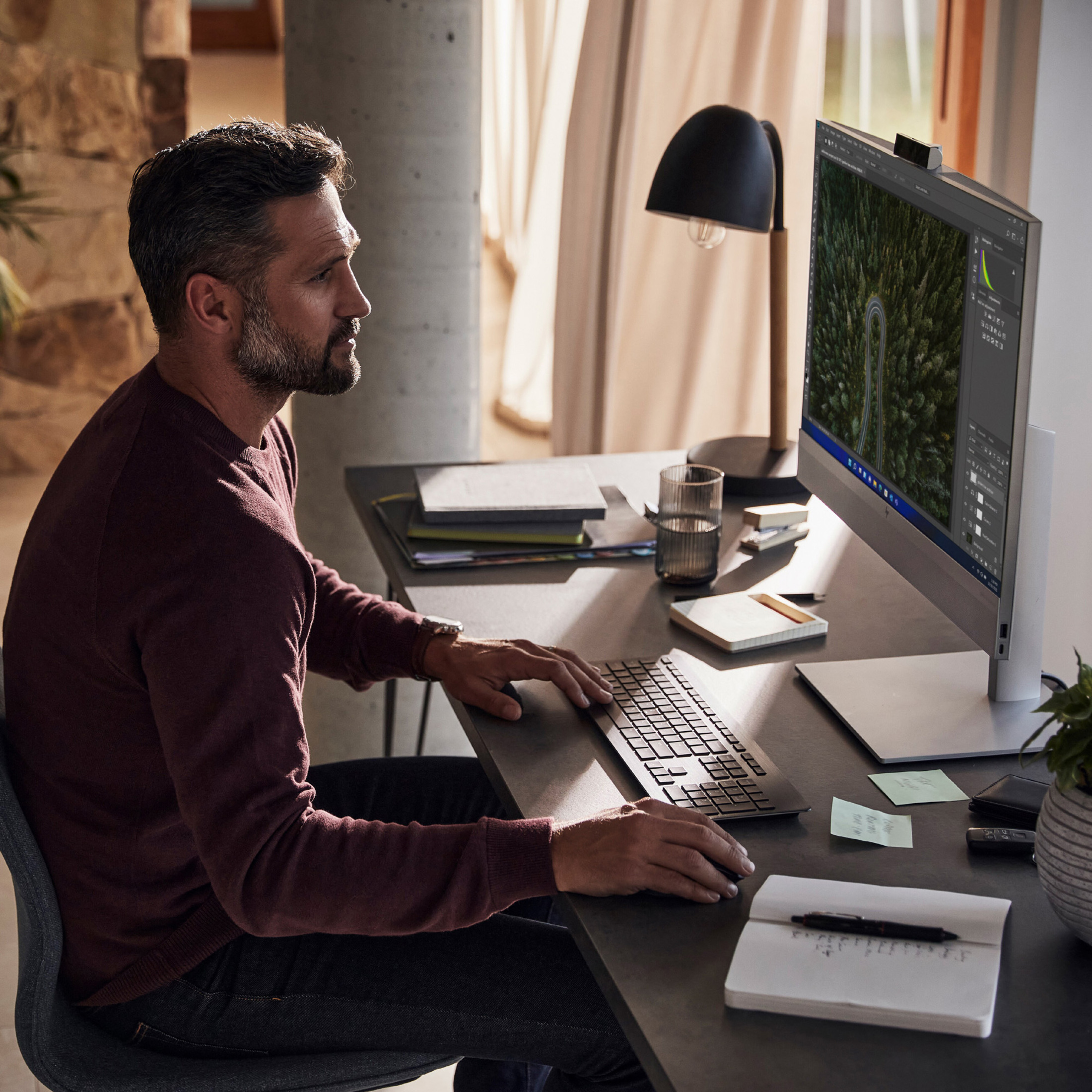 HP EliteOne 870 G9 All-in-One Computer - Intel Core i5 14th Gen i5-14500 - vPro Technology - 16 GB - 512 GB SSD - 27" QHD Touchscreen - Desktop - Smart Buy - Intel Q670 Chip - 2560 x 1440 - Windows 11 Pro - Intel UHD Graphics 770 DDR5 SDRAM - English Keyboard - IEEE 802.11ax Wireless LAN — life style