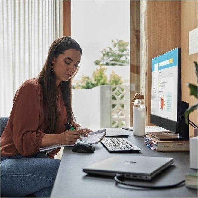 HP ProOne 440 G9 All-in-One Computer - Intel Core i7 14th Gen i7-14700 - vPro Technology - 16 GB - 768 GB SSD - 23.8" Full HD Touchscreen - Desktop - Smart Buy - Intel Q670 Chip - 1920 x 1080 - Windows 11 Pro - Intel UHD Graphics 770 DDR5 SDRAM - English Keyboard - IEEE 802.11ax Wireless LAN - 150 W — alternate image3