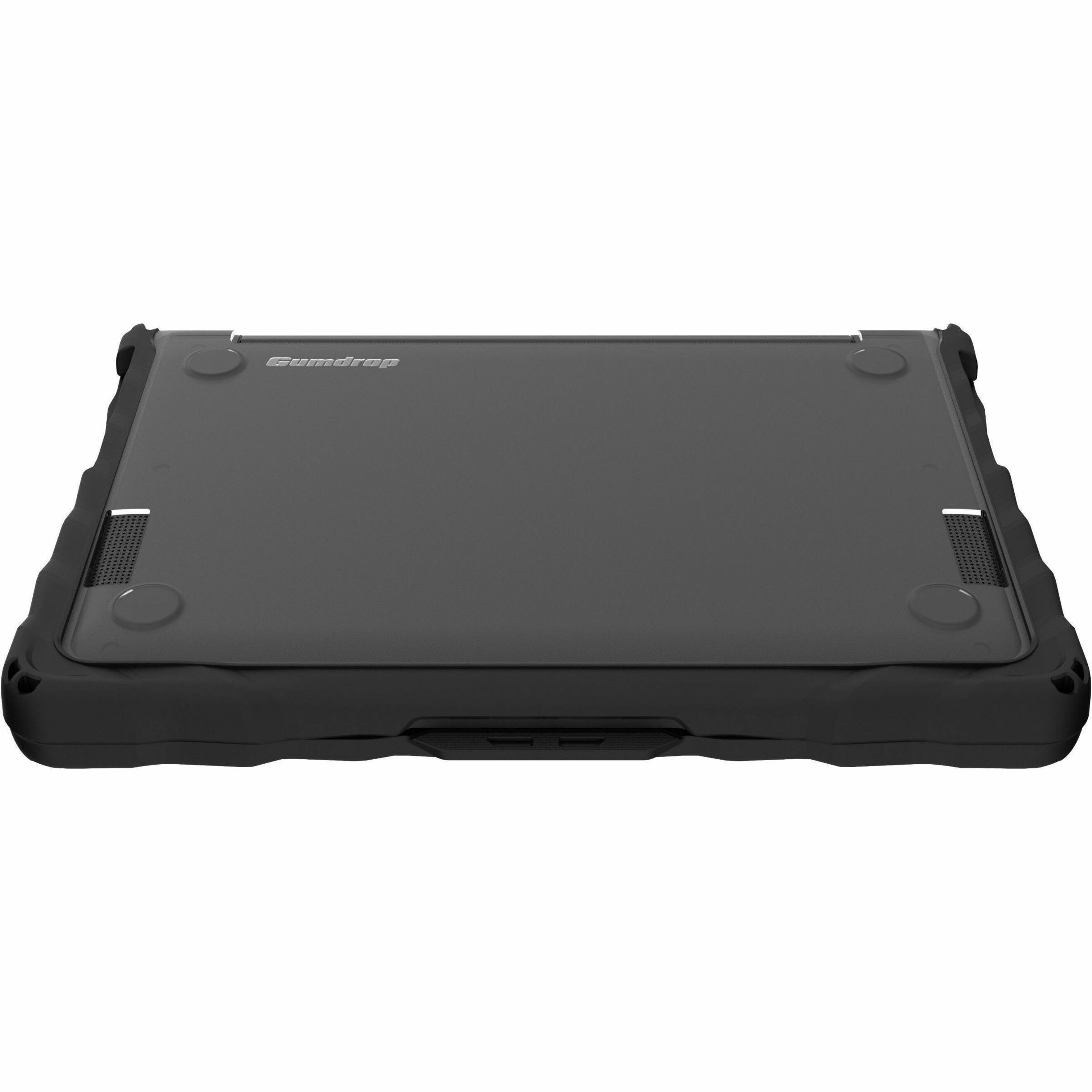 Gumdrop DropTech for HP Fortis 11" Chromebook G10 & Fortis G1i (Intel) (Clamshell) - For HP Clamshell Chromebook - Black, Transparent - Shock Absorbing, Drop Resistant, Shock Resistant, Bump Resistant - Thermoplastic Polyurethane (TPU), Polycarbonate, Thermoplastic Polyurethane (TPU) Rubber - Rugged