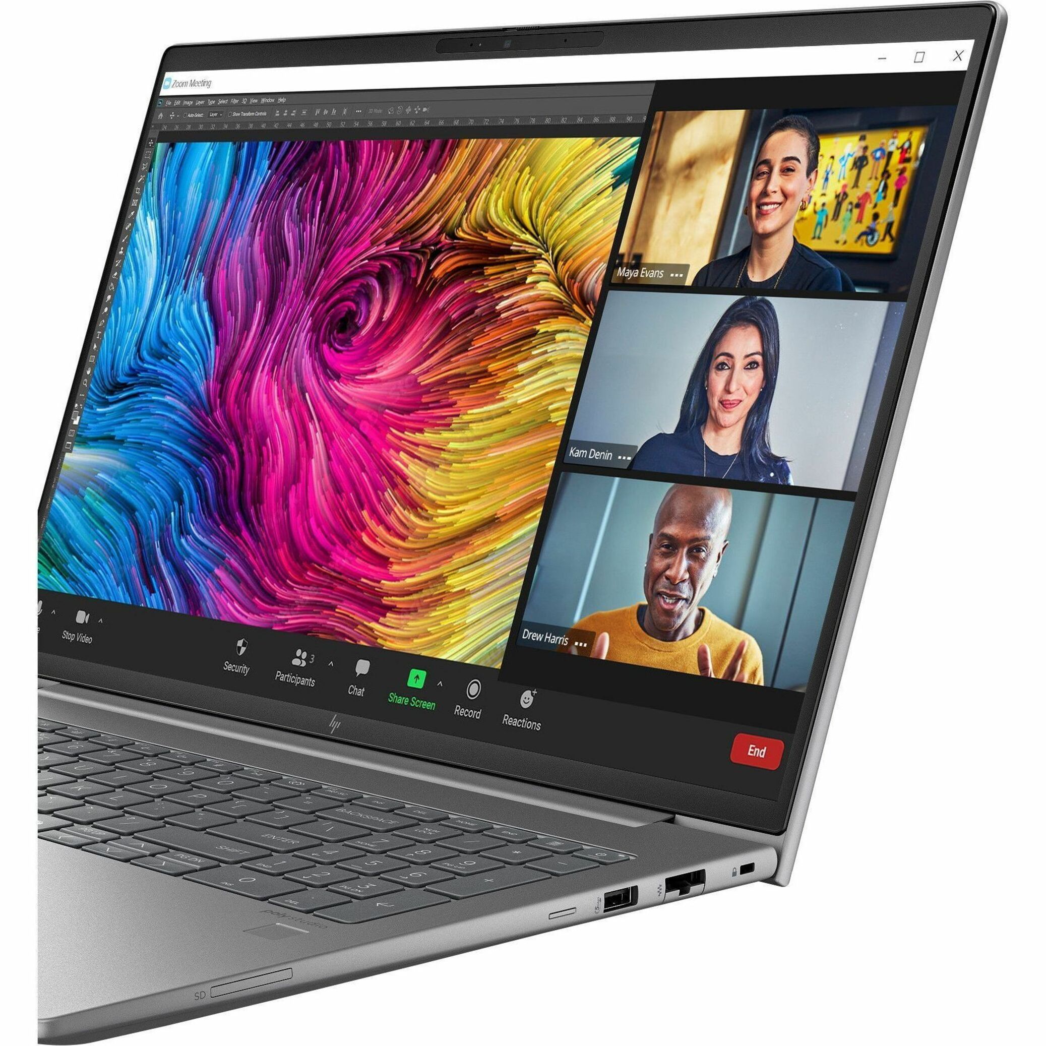 HP ZBook Power G11 A 16" Mobile Workstation - AMD Ryzen 7 8845HS - 32 GB - 1 TB SSD - AMD Chip - In-plane Switching (IPS) Technology, Eyesafe - IEEE 802.11ax Wireless LAN Standard - Wi-Fi 6E — alternate image1