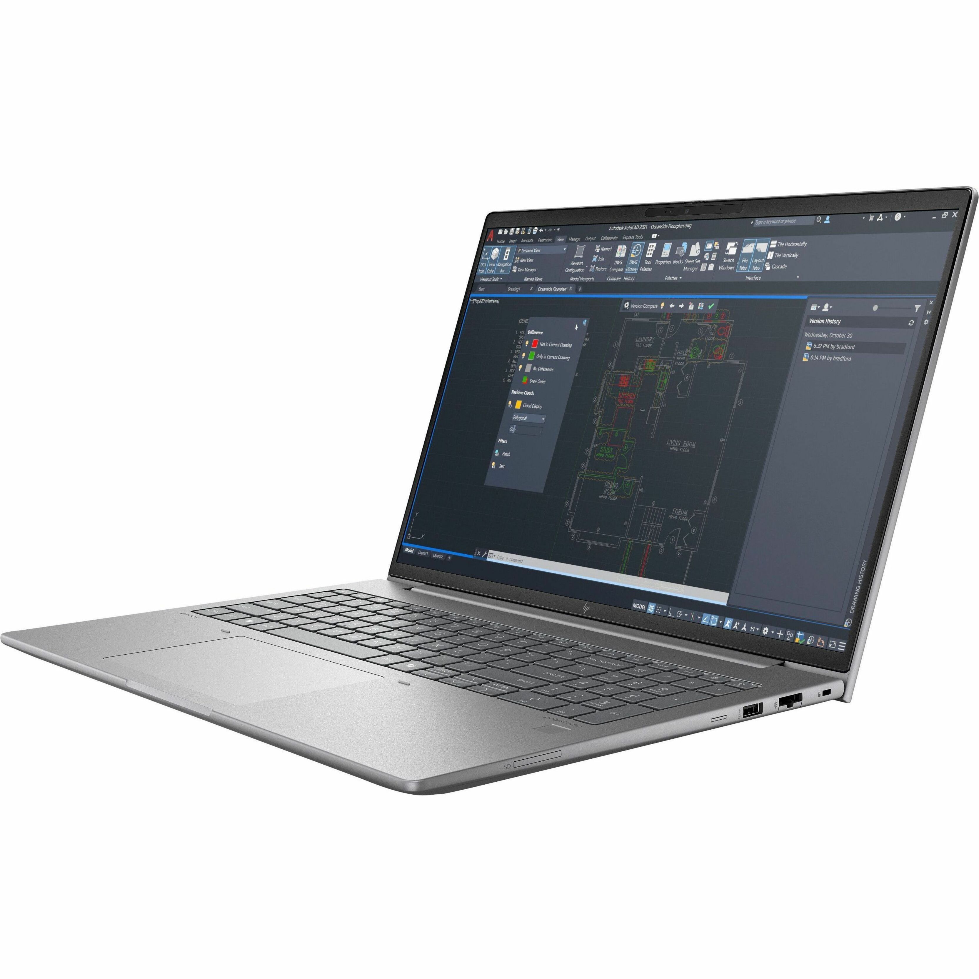 HP ZBook Power G11 A 16" Mobile Workstation - AMD Ryzen 7 8845HS - 32 GB - 1 TB SSD - AMD Chip - In-plane Switching (IPS) Technology, Eyesafe - IEEE 802.11ax Wireless LAN Standard - Wi-Fi 6E — alternate image5