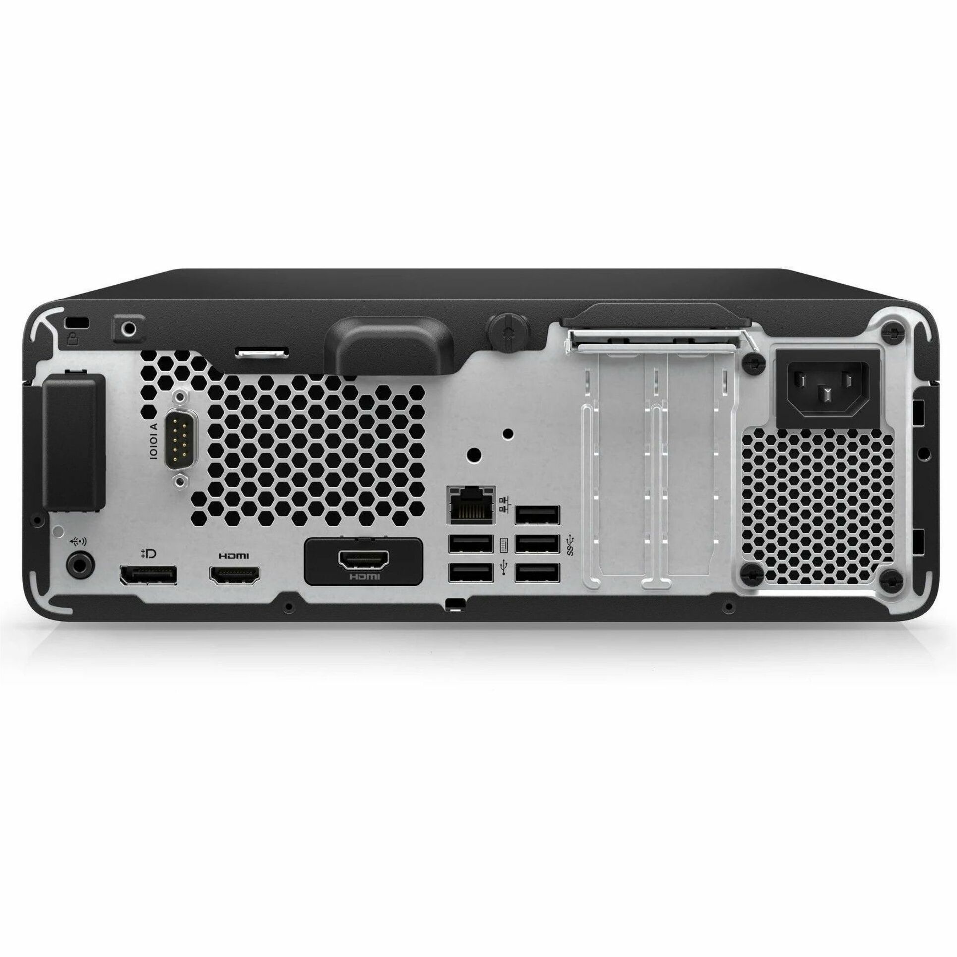 HP Pro SFF 400 G9 Desktop Computer - Intel Core i7 14th Gen i7-14700 - vPro Technology - 32 GB - 512 GB SSD - Small Form Factor - Intel Q670 Chip - Windows 11 Pro - Intel UHD Graphics DDR5 SDRAM - French Keyboard - 240 W — rear