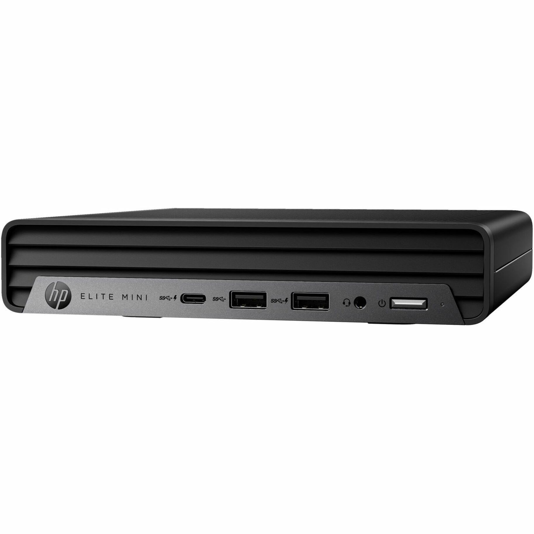 HP Elite Mini 805 G8 Desktop Computer - AMD Ryzen 3 PRO 5350GE - 16 GB - 512 GB SSD - Desktop Mini - AMD PRO 565 Chip - 65 W — leftmaximum