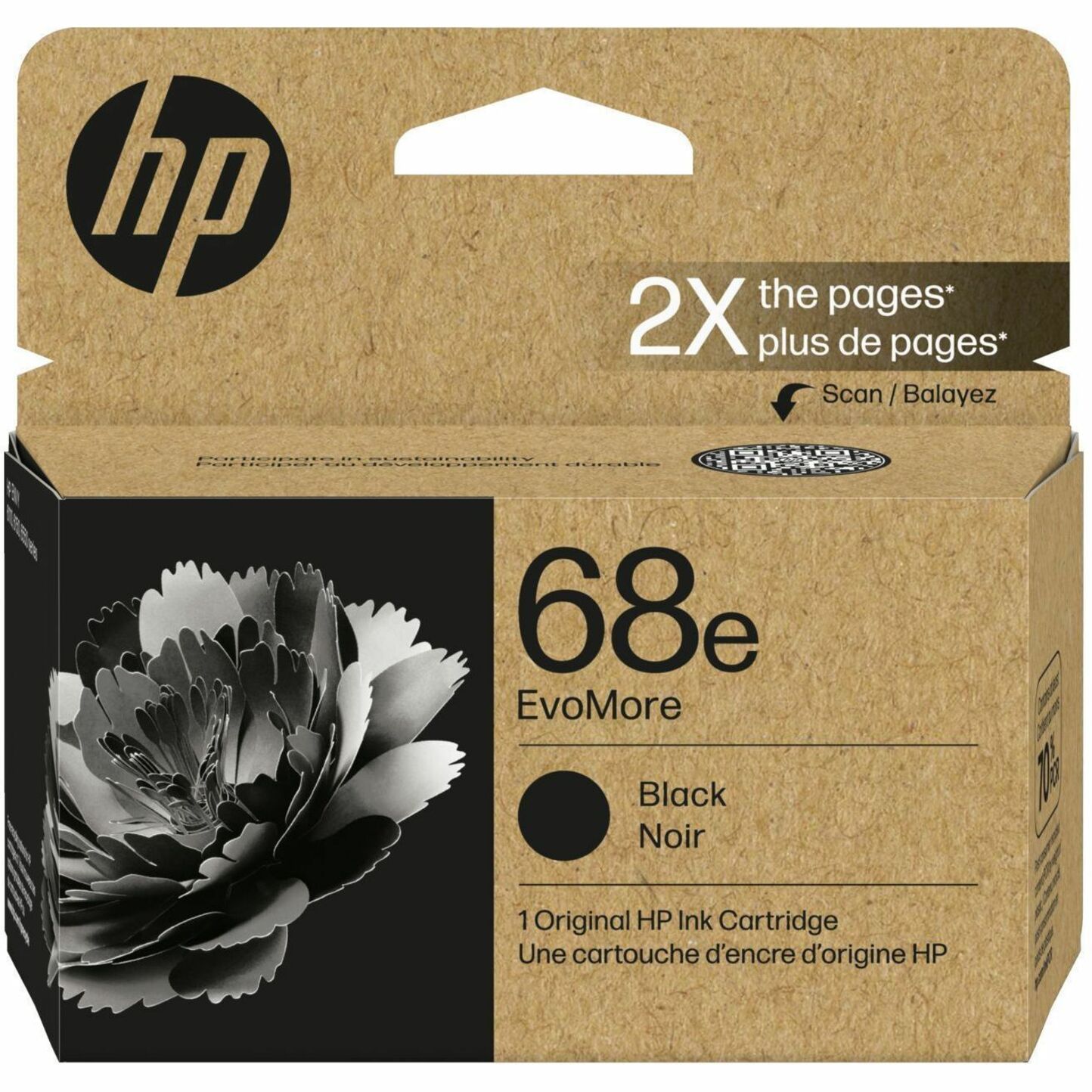 HP EvoMore 68e Original Inkjet Ink Cartridge