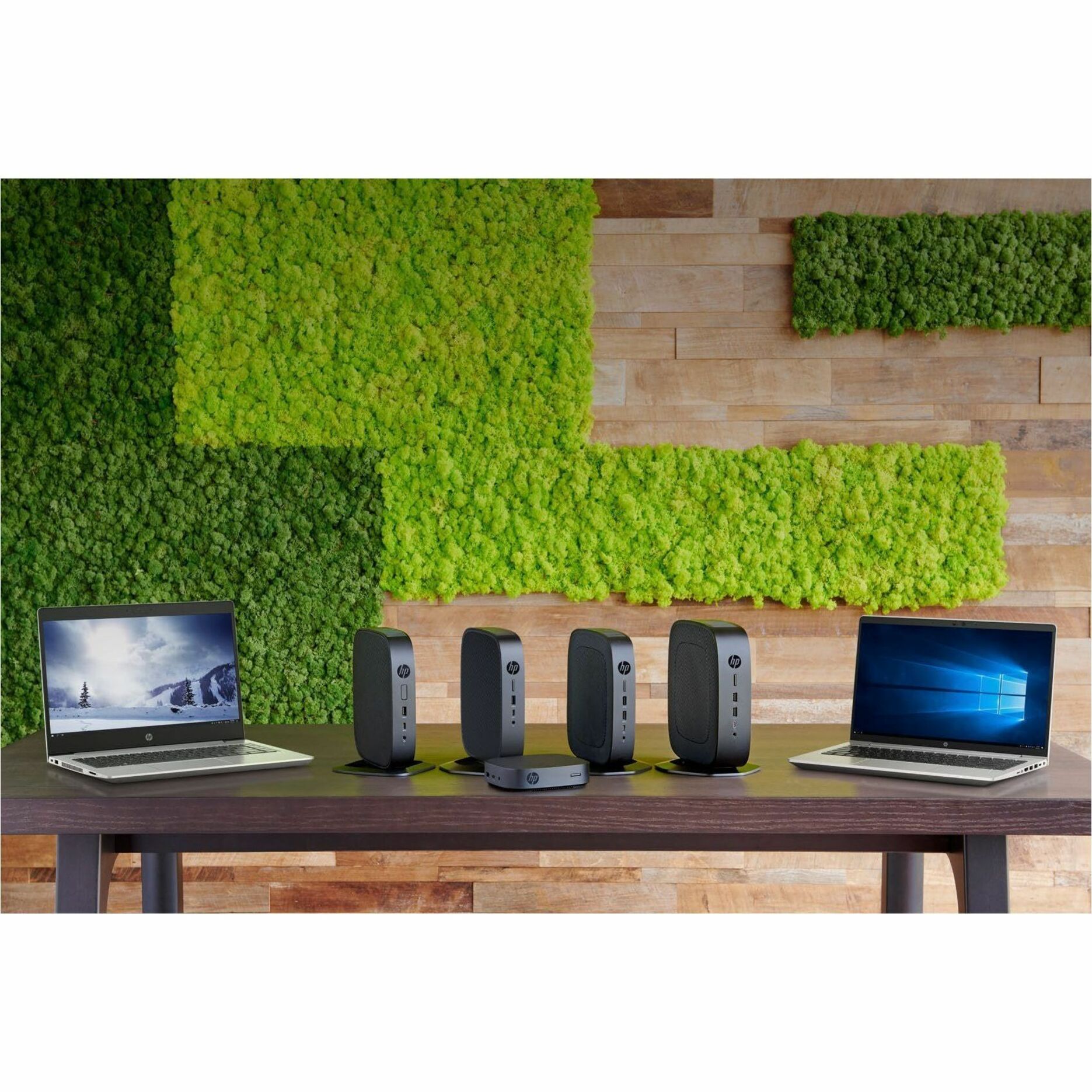 HP t740 Thin Client - AMD Ryzen Embedded V1756B Quad-core (4 Core) 3.25 GHz - TAA Compliant - AMD Chip - 16 GB RAM DDR4 SDRAM - 256 GB SSD - AMD Radeon Vega 8 Graphics - Gigabit Ethernet - HP ThinPro - DisplayPort - Network (RJ-45) - 7 Total USB Port(s) - 2 USB 2.0 Port(s) - USB Type-C - 90 W — alternate image13