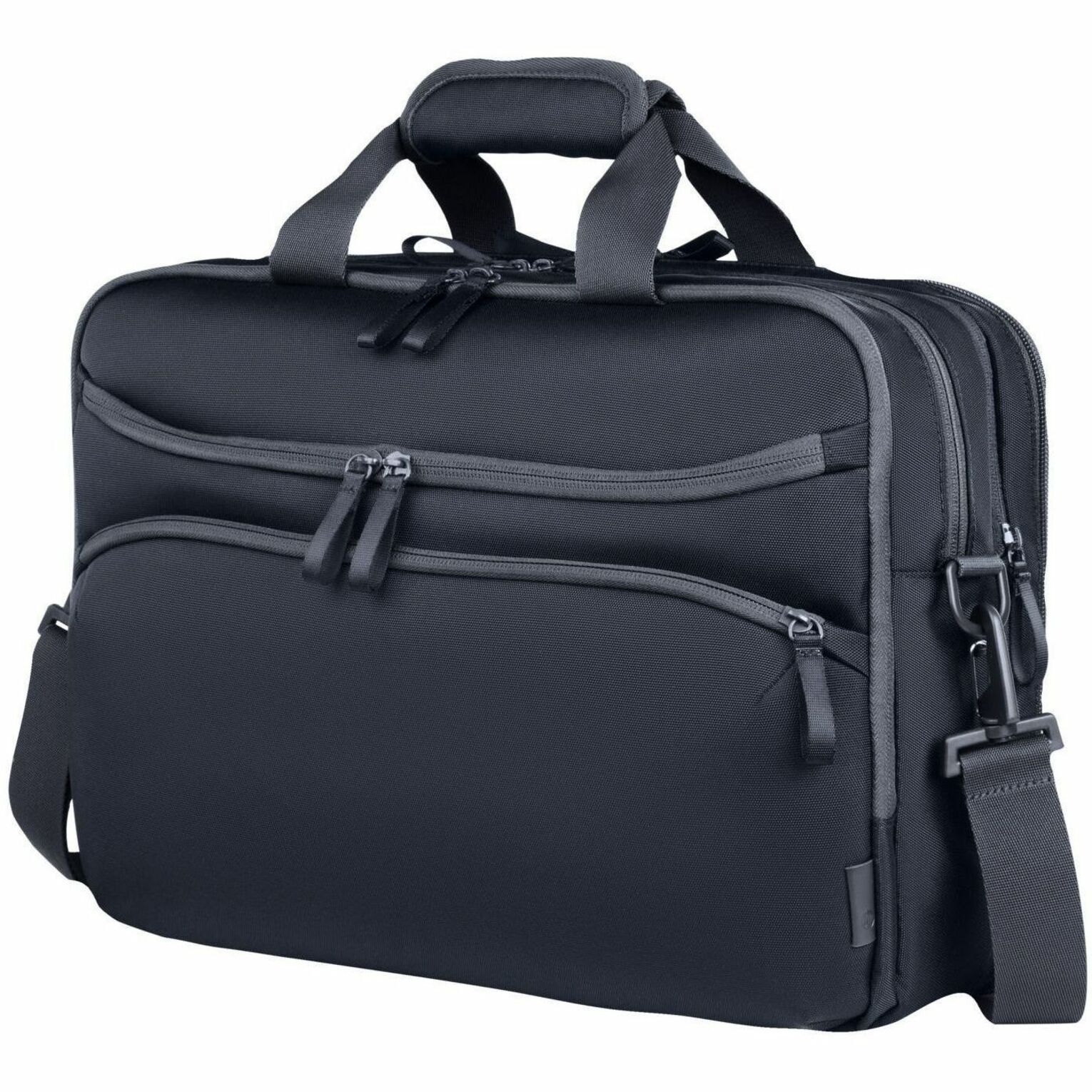 HP Travel Plus Carrying Case for 16" Notebook - Graphite Blue - Water Resistant, Bump Resistant, RFID Resistant, Puncture Resistant Zipper - Expanded Polyethylene Foam (EPE), Polyester, Plastic Body - Polyester Exterior Material - Checkpoint Friendly - Shoulder Strap, Trolley Strap - 5.81 gal Volume Capacity — alternate image2