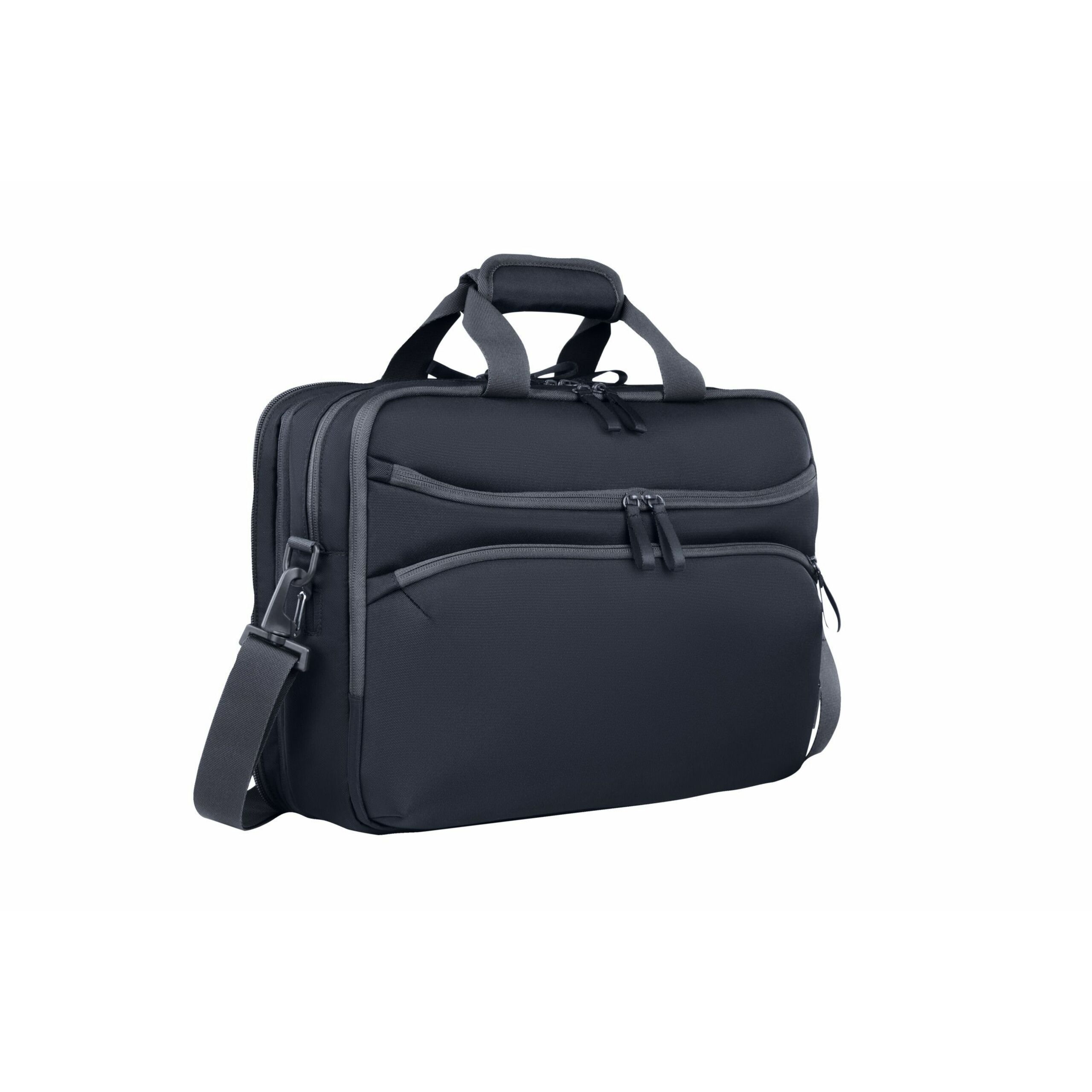 HP Travel Plus Carrying Case for 16" Notebook - Graphite Blue - Water Resistant, Bump Resistant, RFID Resistant, Puncture Resistant Zipper - Expanded Polyethylene Foam (EPE), Polyester, Plastic Body - Polyester Exterior Material - Checkpoint Friendly - Shoulder Strap, Trolley Strap - 5.81 gal Volume Capacity