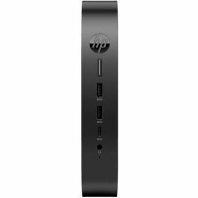 HP Elite t655 Thin Client - AMD Ryzen R2314 Quad-core (4 Core) 2.10 GHz - TAA Compliant - AMD Chip - 16 GB RAM DDR4 SDRAM - DDR4-3200/PC4-25600 - 256 GB SSD - AMD - Gigabit Ethernet - Windows 10 - DisplayPort - Network (RJ-45) - 7 Total USB Port(s) - 2 USB 2.0 Port(s) - USB Type-C - 45 W