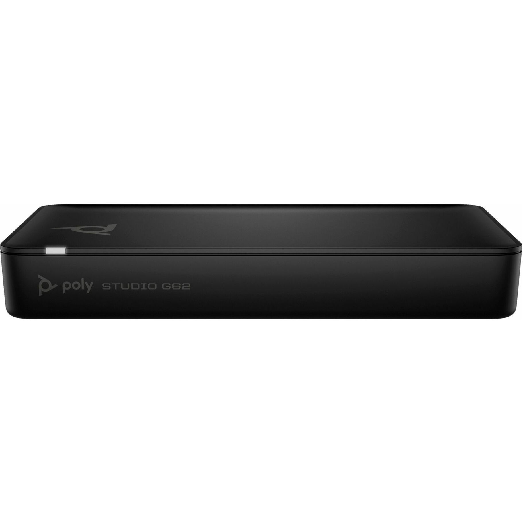 Poly Studio G62 Video Conferencing System With Mounting Plate Kit GSA/TAA JITC - For Video Conferencing - Large Room Size Supported - 3840 x 2160 Video (Live) - 3840 x 2160 Video (Content) - H.239, SIP, H.323, H.264 - 4K - 4K UHD - 60 fps - H.264 AVC, H.264 High Profile, H.265, H.264 SVC, H.263 - G.719, Siren 22, Siren 14, G.722.1, G.722, G.711, G.728, G.729a, G.722.1C - 2 x Network (RJ-45) - 1 x HDMI In - 2 x HDMI Out - USB - Gigabit Ethernet - Wireless LAN - TAA Compliant