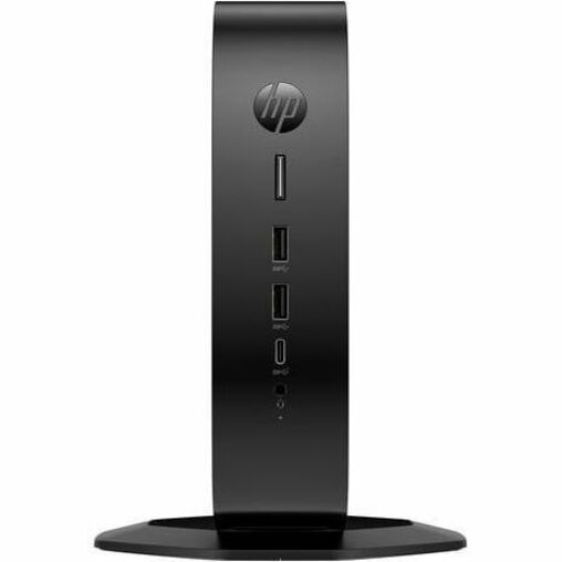 HP Elite t755 Thin Client Ryzen V2546 Hexa-core (6 Core) 3 GHz - TAA Compliant - AMD Chip - 16 GB RAM DDR4 SDRAM - 256 GB SSD - Gigabit Ethernet - HP ThinPro - DisplayPort - Network (RJ-45) - 7 Total USB Port(s) - 2 USB 2.0 Port(s) - USB Type-C - 90 W — frontmaximum