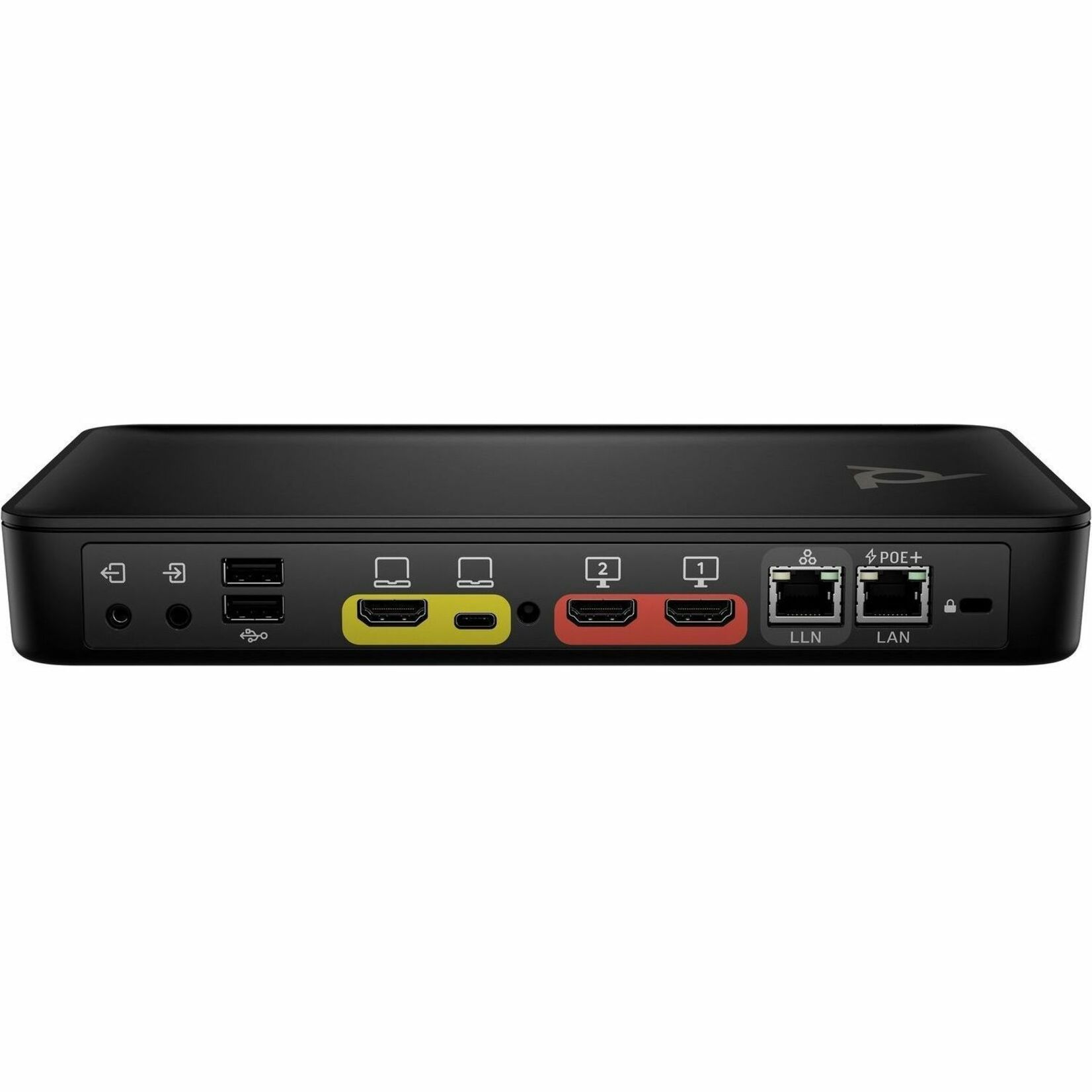 Poly Studio G62 Video Conferencing System With Mounting Plate Kit No Radio TAA - For Meeting Room, Video Conferencing - Large Room Size Supported - 3840 x 2160 Video (Live) - SIP, H.323 - 4K - 30 fps - 2 x Network (RJ-45) - 1 x HDMI In - 2 x HDMI Out - USB - Gigabit Ethernet - Wireless LAN - TAA Compliant — alternate image2
