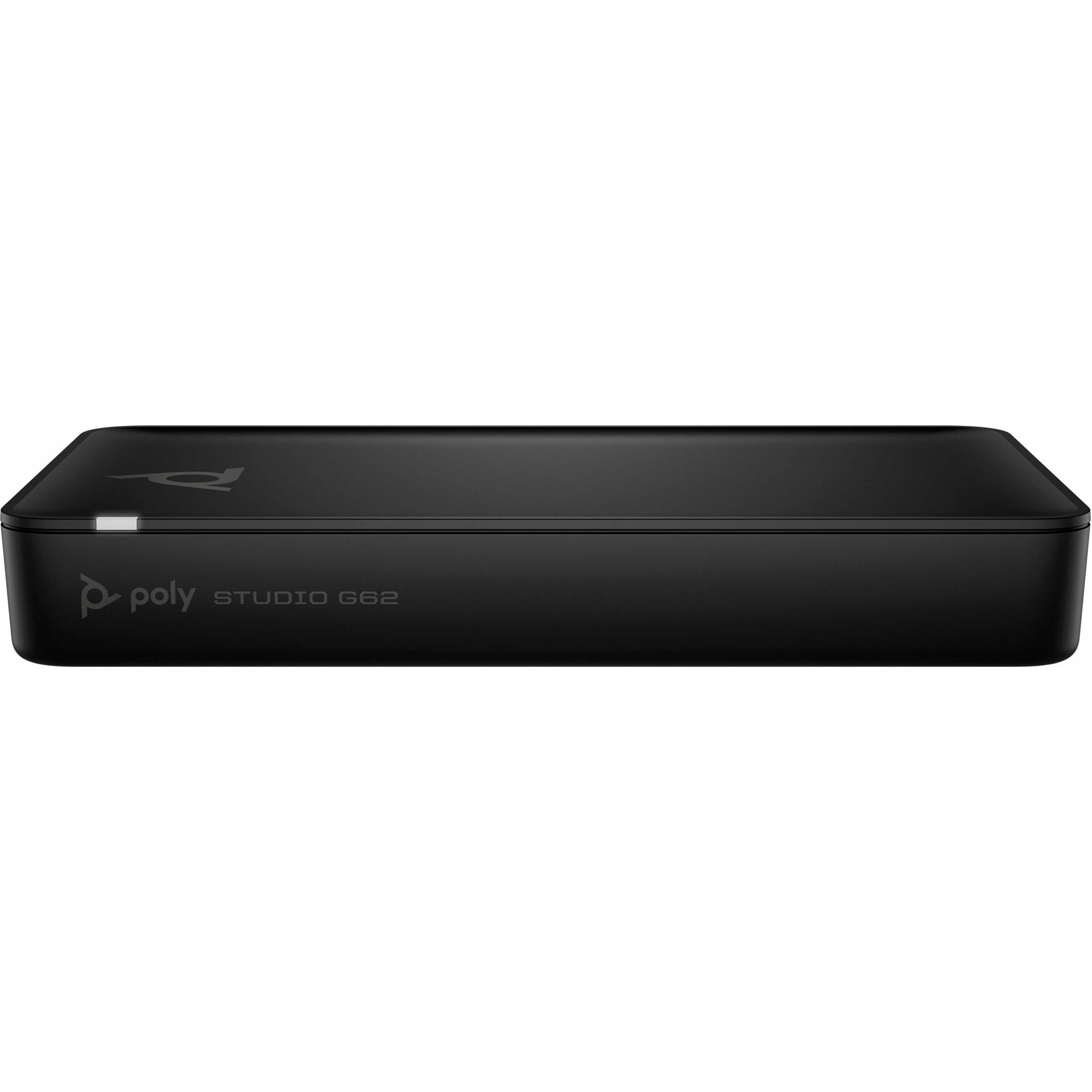 Poly Studio G62 Video Conferencing System With Mounting Plate Kit No Radio TAA - For Meeting Room, Video Conferencing - Large Room Size Supported - 3840 x 2160 Video (Live) - SIP, H.323 - 4K - 30 fps - 2 x Network (RJ-45) - 1 x HDMI In - 2 x HDMI Out - USB - Gigabit Ethernet - Wireless LAN - TAA Compliant