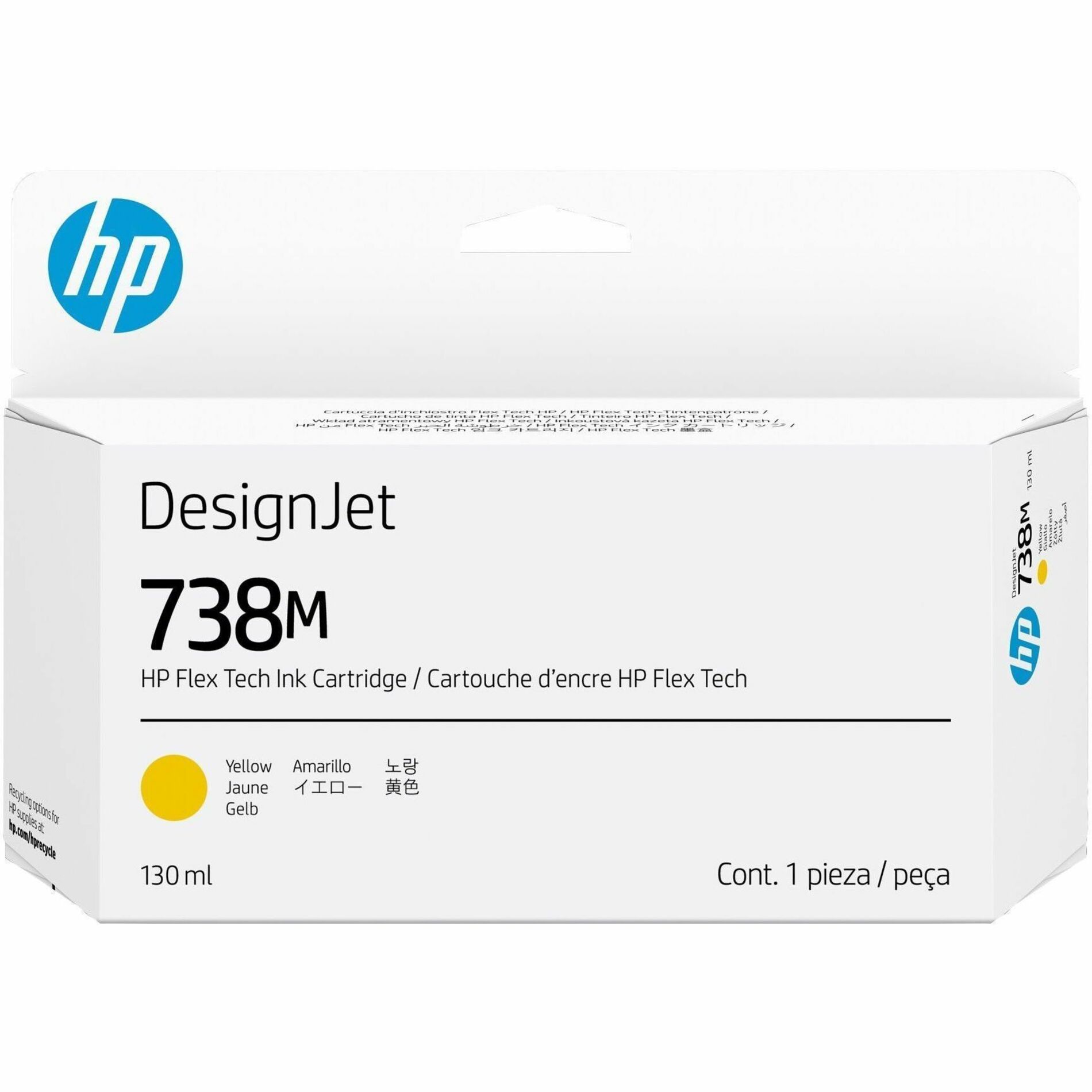 HP 738M Original Inkjet Ink Cartridge