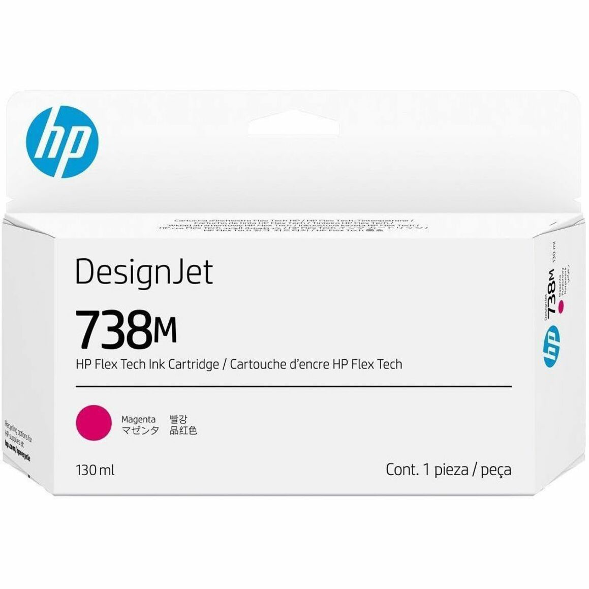 HP 738M Original Inkjet Ink Cartridge