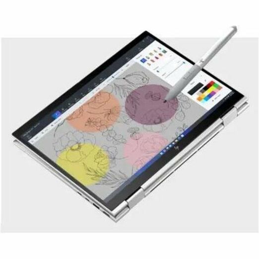 HP Elite x360 830 G11 13.3" Touchscreen Convertible 2 in 1 Notebook - WUXGA - 60 Hz - Intel Core Ultra 5 135U - vPro Technology - 16 GB - 256 GB SSD - Intel Chip - LTE - 1920 x 1200 - Windows 11 Pro - Intel - In-plane Switching (IPS) Technology, BrightView - Front Camera/Webcam - 16.50 Hours Battery Run Time - 5G - IEEE 802.11ax Wireless LAN Standard — alternate image1