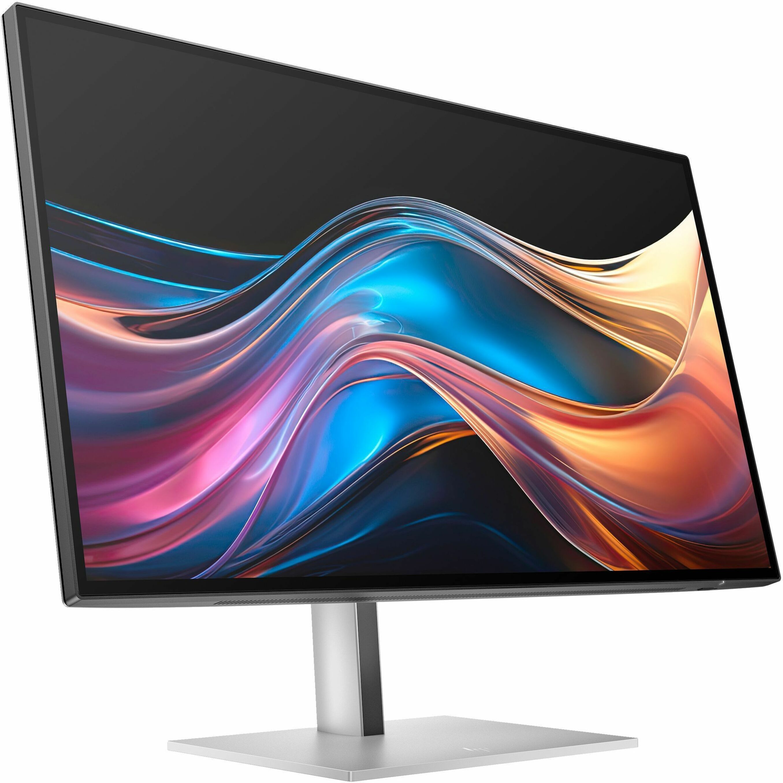 HP 727pq 27" Class WQHD LED Monitor - 16:9 - Natural Silver - 27" Viewable - In-plane Switching (IPS) Black Technology - Edge LED Backlight - 2560 x 1440 - FreeSync Premium - 400 Nit - 5 ms - 120 Hz Refresh Rate - Swivel, Height, Pivot, Tilt - USB Type-C - HDMI - DisplayPort - VESA Mount Compatible - USB Hub — right