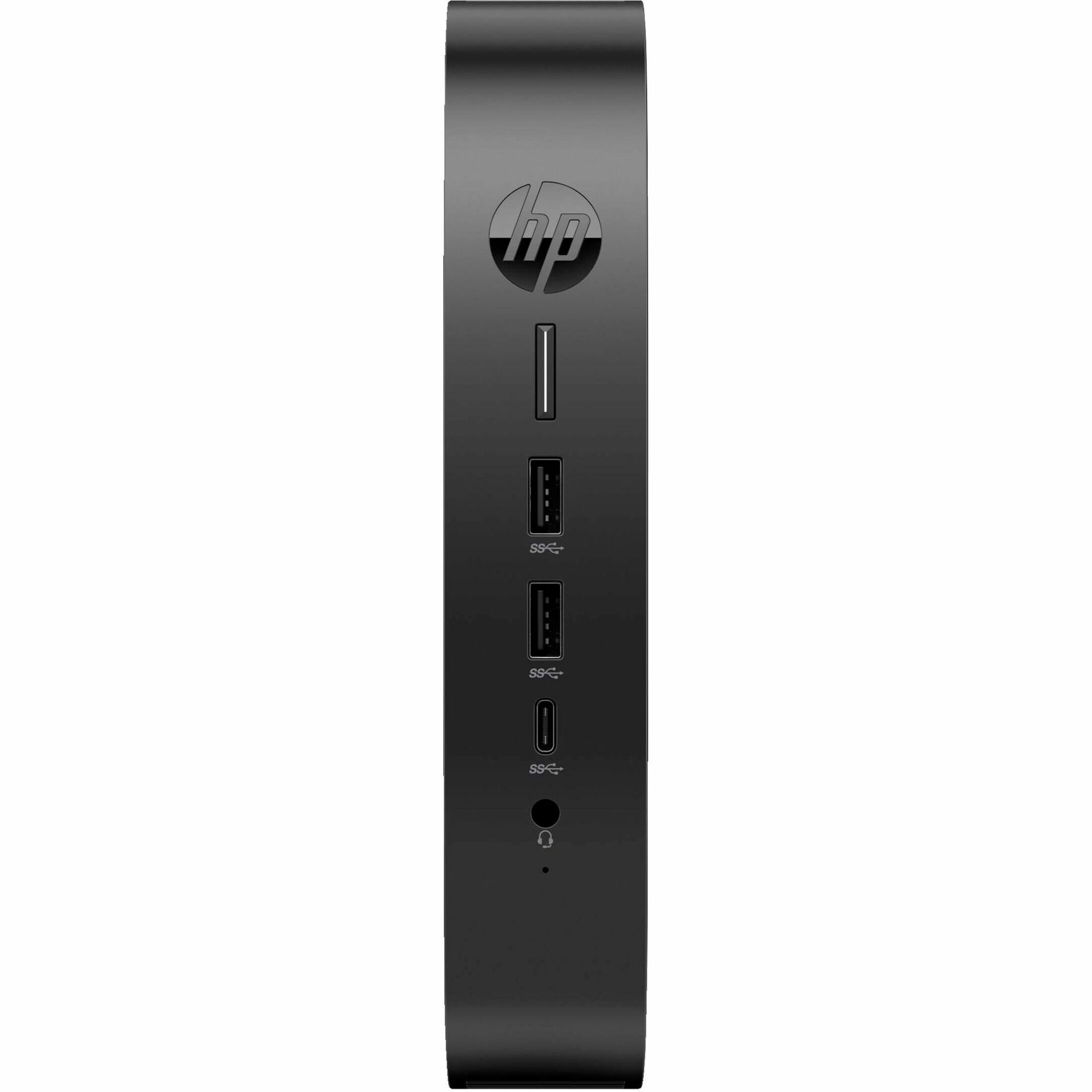 HP Elite t655 Thin Client - AMD Ryzen R2314 Quad-core (4 Core) 2.10 GHz - TAA Compliant - AMD Chip - 16 GB RAM DDR4 SDRAM - DDR4-3200/PC4-25600 - 256 GB SSD - AMD - Gigabit Ethernet - Windows 10 IoT Enterprise - IEEE 802.11ax - Bluetooth 5.3 - DisplayPort - Network (RJ-45) - 7 Total USB Port(s) - 2 USB 2.0 Port(s) - USB Type-C - 45 W
