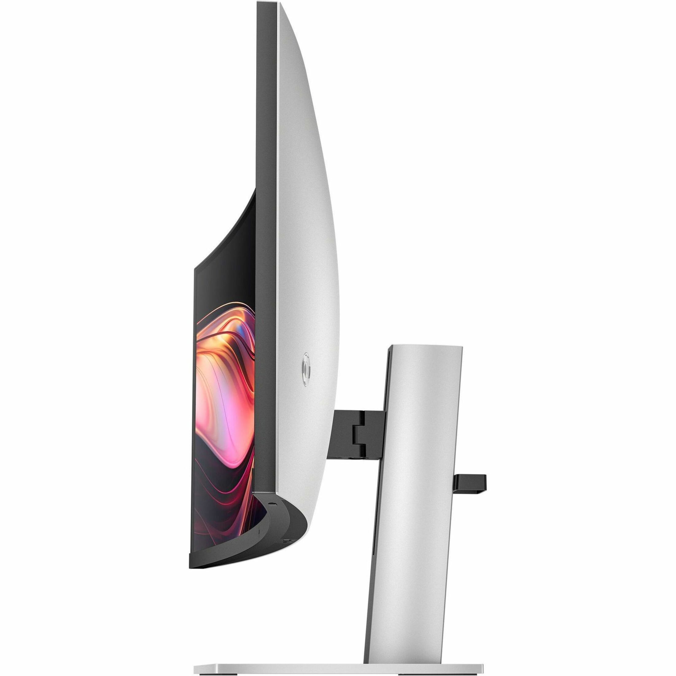 HP 734pm 34" Class Webcam UW-QHD Curved Screen LED Monitor - 21:9 - 34" Viewable - In-plane Switching (IPS) Black Technology - Edge LED Backlight - 3440 x 1440 - FreeSync Premium - 400 Nit - 5 ms - 120 Hz Refresh Rate - Speakers - Swivel, Height, Tilt - USB Type-C - HDMI - DisplayPort - VESA Mount Compatible - USB Hub, KVM Switch — leftmaximum