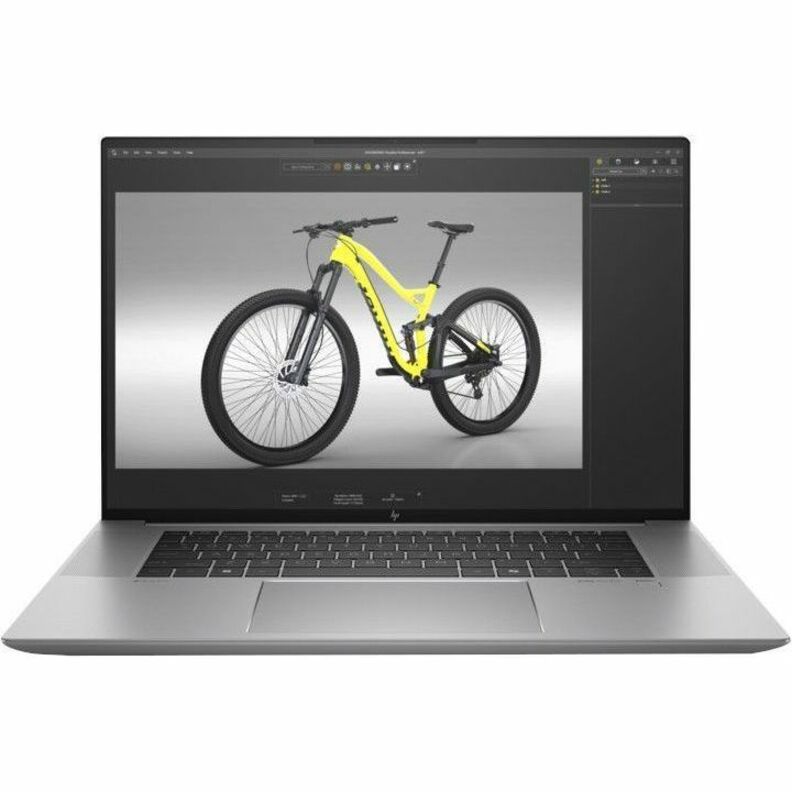 HP ZBook Studio G11 16" Mobile Workstation - WQUXGA - Intel Core Ultra 7 165H - vPro Technology - 32 GB - 1 TB SSD - English, French Keyboard - Smart Buy - Intel Chip - 3840 x 2400 - Windows 11 Pro - NVIDIA RTX 3000 Ada Generation with 8 GB, Intel Arc Graphics - In-plane Switching (IPS) Technology, DreamColor - Front Camera/Webcam - IEEE 802.11be Wireless LAN Standard — front