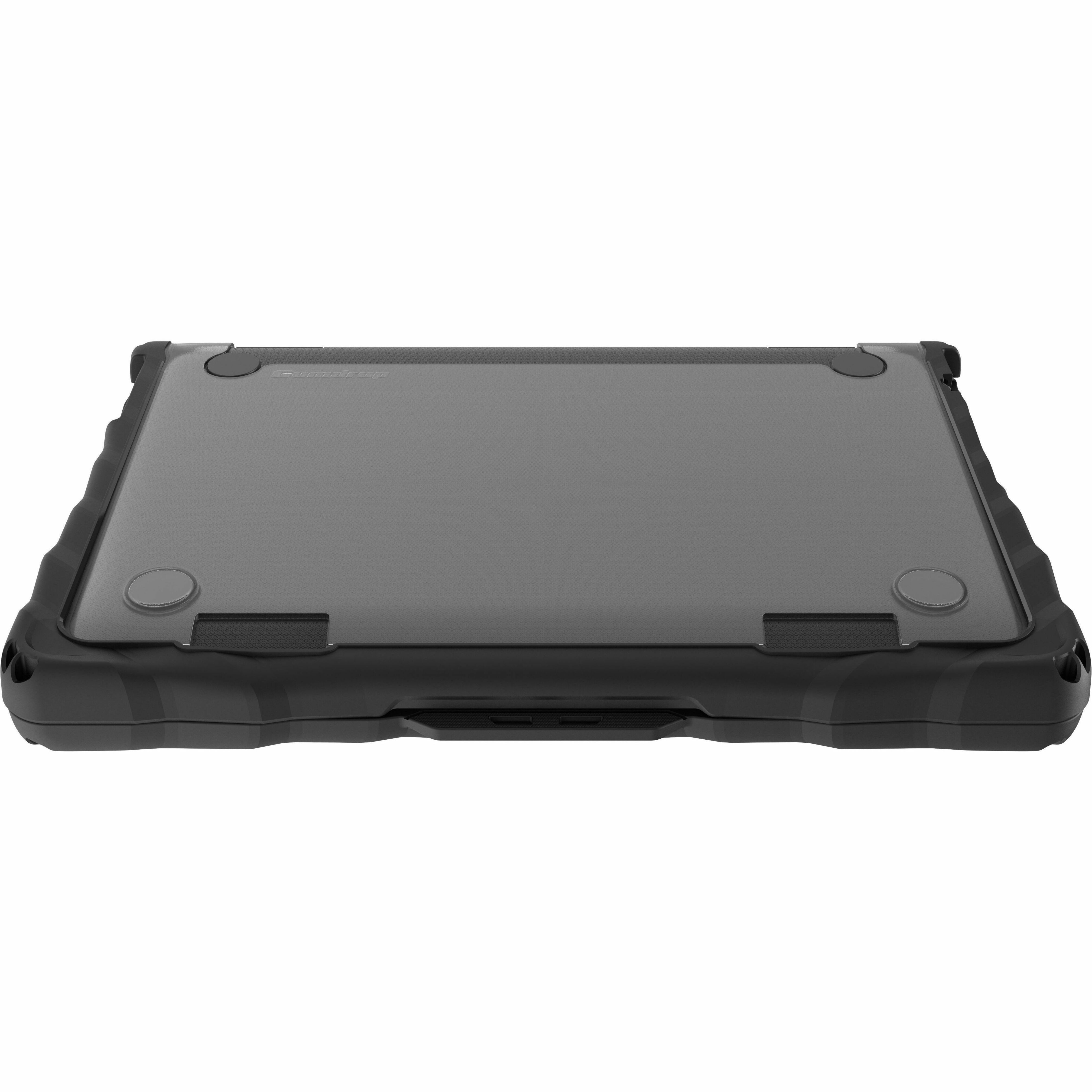 Gumdrop DropTech for HP Pro x360 Fortis 11" G9/G10/G11 - For HP Pro x360 - Black, Transparent - Shock Absorbing, Drop Resistant, Shock Resistant, Bump Resistant - Thermoplastic Polyurethane (TPU), Polycarbonate, Thermoplastic Polyurethane (TPU) Rubber - Rugged — bottommaximum