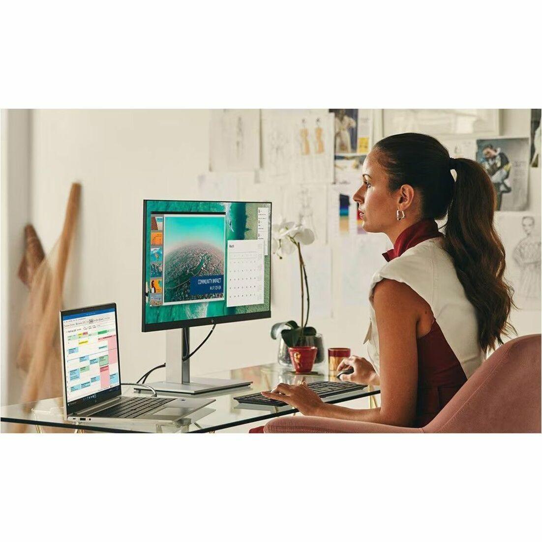 HP ProBook 445 G11 14" Notebook - AMD Ryzen 5 7535U - 8 GB - 256 GB SSD - AMD Chip - AMD Radeon Graphics - IEEE 802.11ax Wireless LAN Standard — life style
