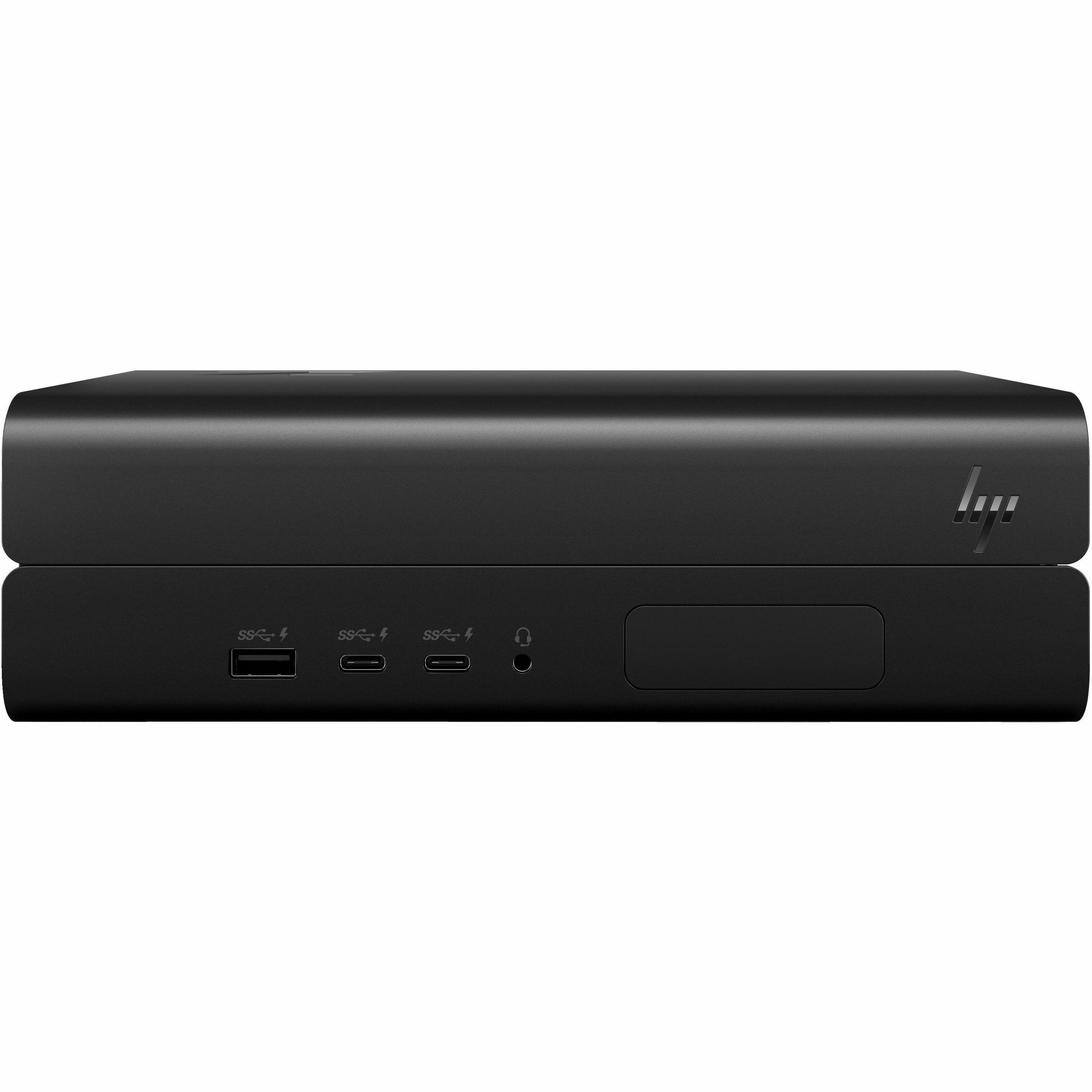 HP Z2 Mini G9 Workstation - 1 Core i9 13th Gen i9-13900K - vPro Technology - 32 GB - 512 GB SSD - Mini PC - Intel W680 Chip - NVMe Controller - 0, 1 RAID Levels - Gigabit Ethernet — right