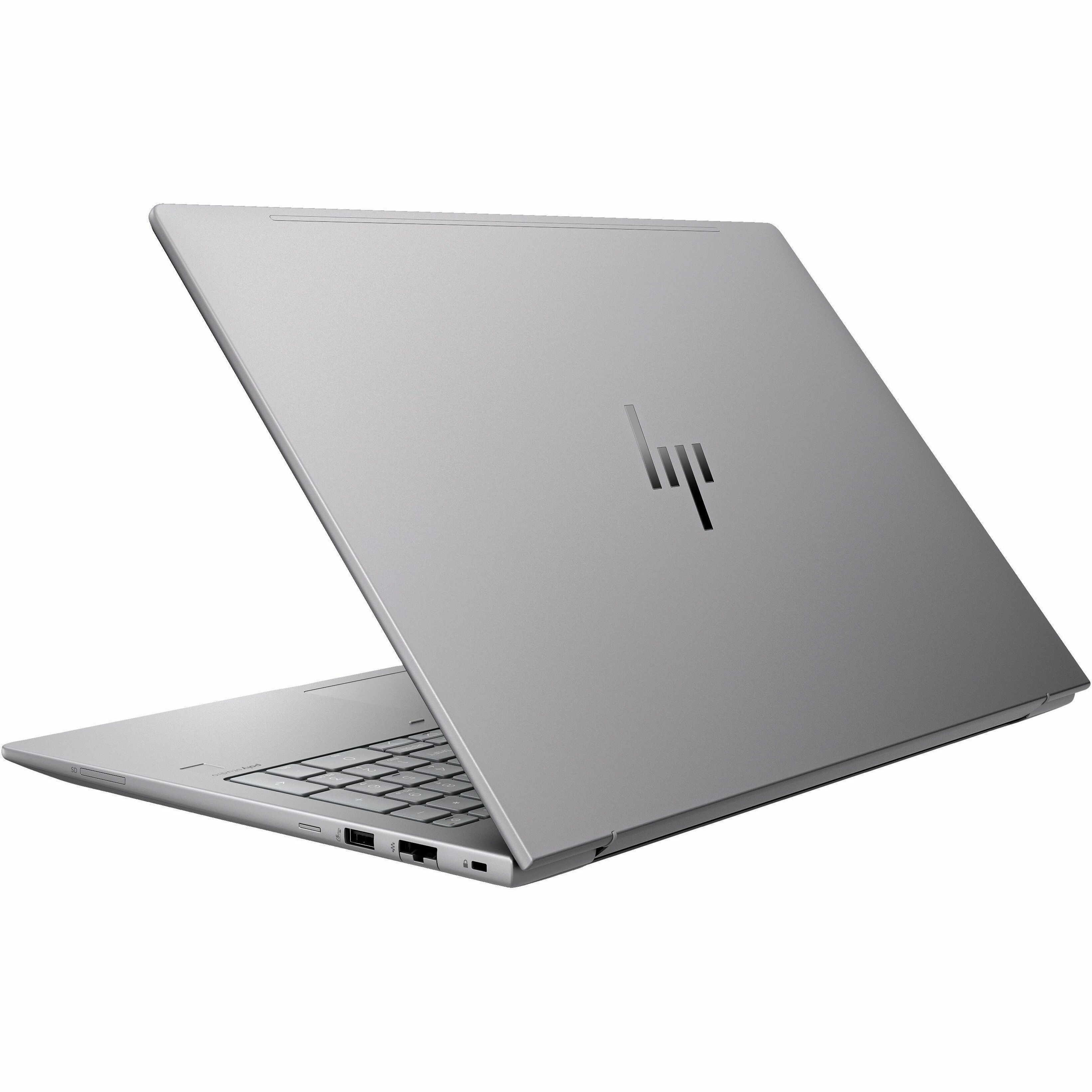 HP ZBook Power G11 16" Mobile Workstation - WQXGA - 120 Hz - Intel Core Ultra 7 165H - vPro Technology - 64 GB - 1 TB SSD - Intel Chip - 2560 x 1600 - Windows 11 Pro - Intel Arc Graphics with 8 GB, NVIDIA GeForce RTX 3000 Ada - In-plane Switching (IPS) Technology - Front Camera/Webcam - IEEE 802.11ax Wireless LAN Standard — rearmaximum