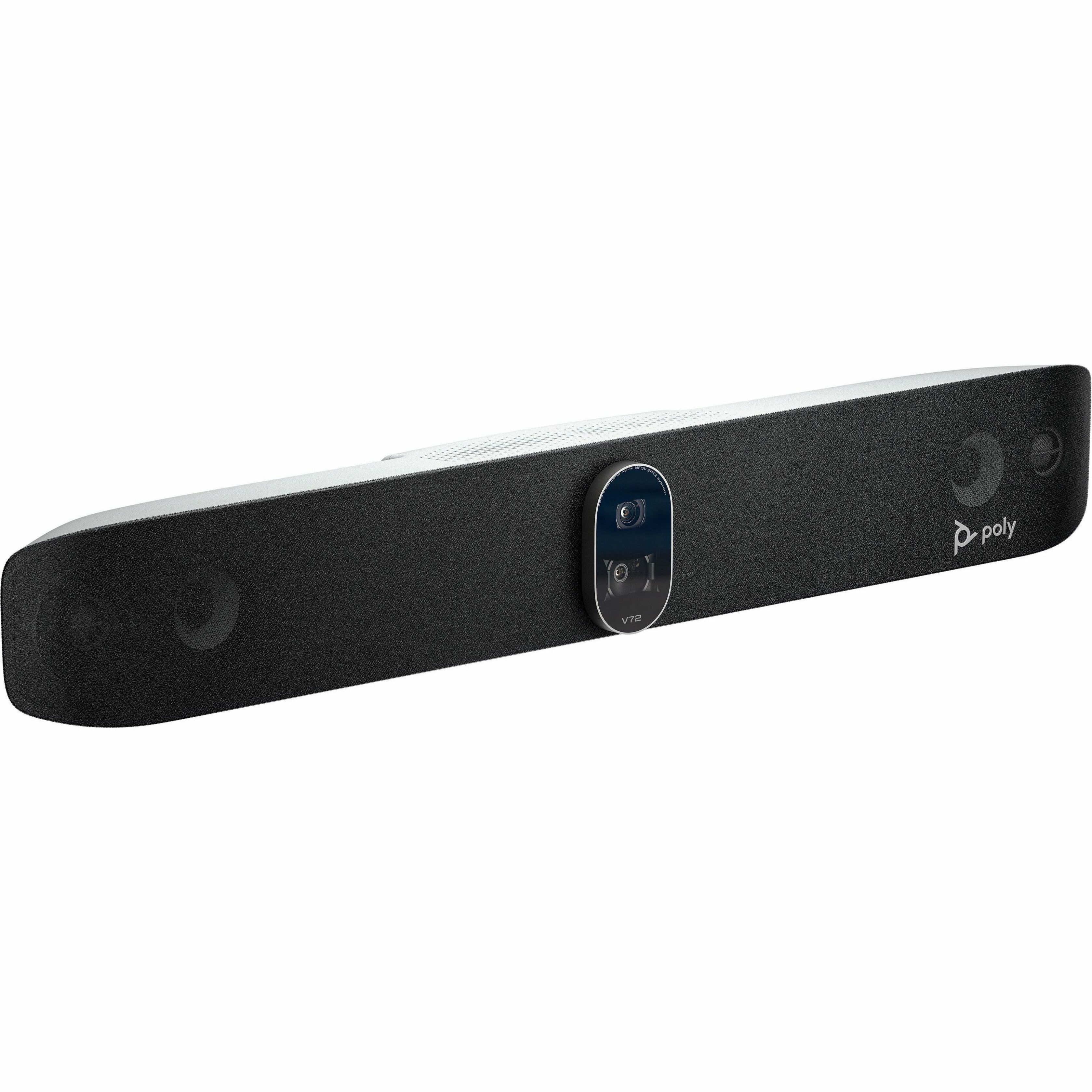 Poly Studio V72 Video Conferencing Camera - 20 Megapixel - USB Type C - TAA Compliant - 4K - 3840 x 2160 Video - 120° Angle - Wall - Network (RJ-45) - AI-powered — alternate image1