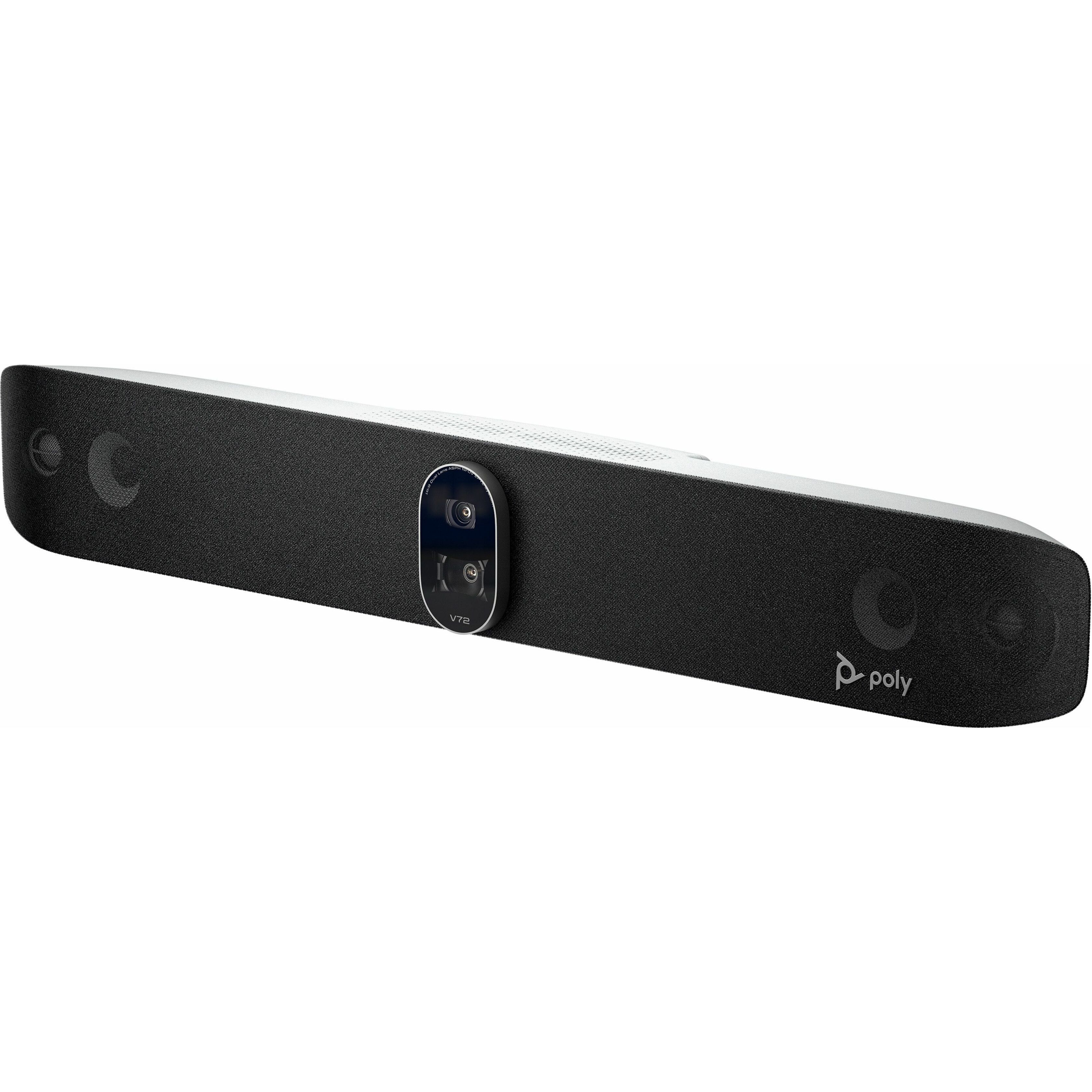 Poly Studio V72 Video Conferencing Camera - 20 Megapixel - USB Type C - TAA Compliant - 4K - 3840 x 2160 Video - 120° Angle - Wall - Network (RJ-45) - AI-powered