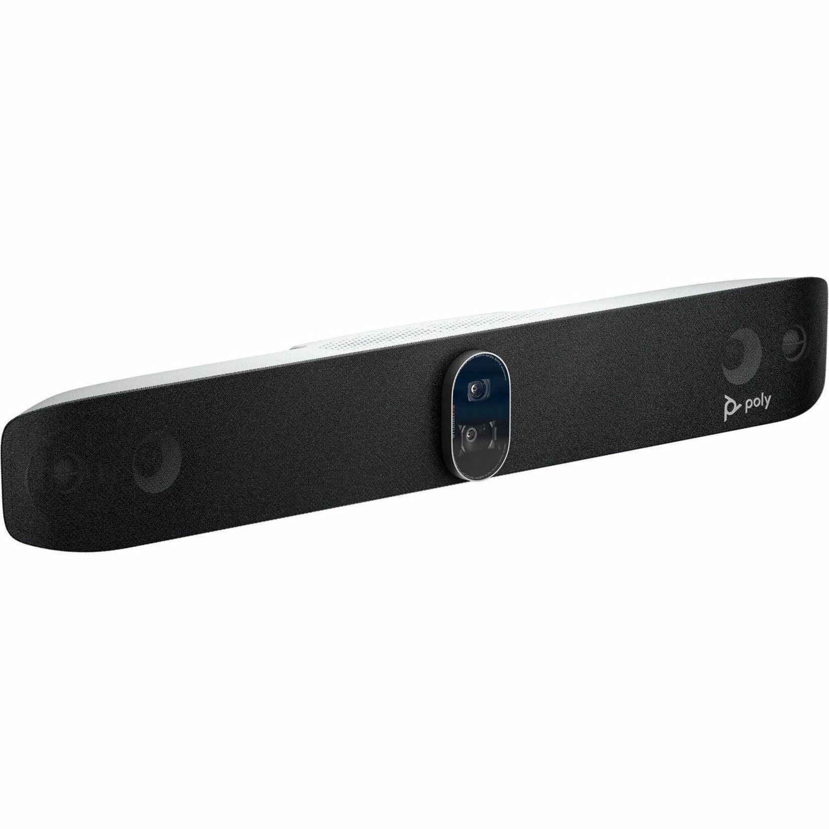 Poly Studio X72 All-In-One Video Bar No Radio TAA - For Meeting Room, Video Conferencing - Large Room Size Supported - 3840 x 2160 Video (Live) - H.323, SIP, H.235.6 - 4K UHD - 30 fps - H.264 AVC, H.264 High Profile, H.265 - Siren 22, G.719, Siren 14, G.722.1C, G.722, G.722.1, G.711, G.728, G.729a - 1 x HDMI In - 2 x HDMI Out - USB - Gigabit Ethernet - Wireless LAN - Wall Mountable - TAA Compliant — alternate image1