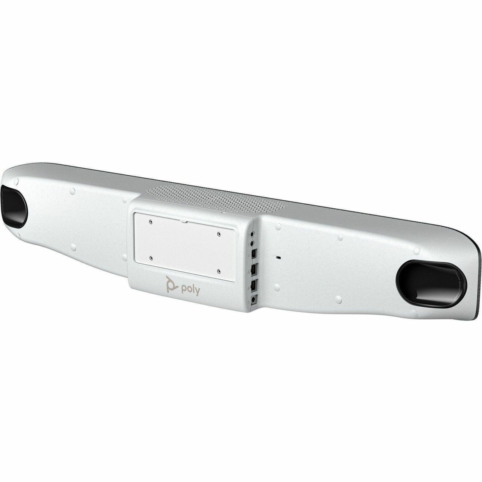 Poly Studio V72 Video Conferencing Camera - 20 Megapixel - USB Type C - TAA Compliant - 4K - 3840 x 2160 Video - 120° Angle - Wall - Network (RJ-45) - AI-powered — rearmaximum