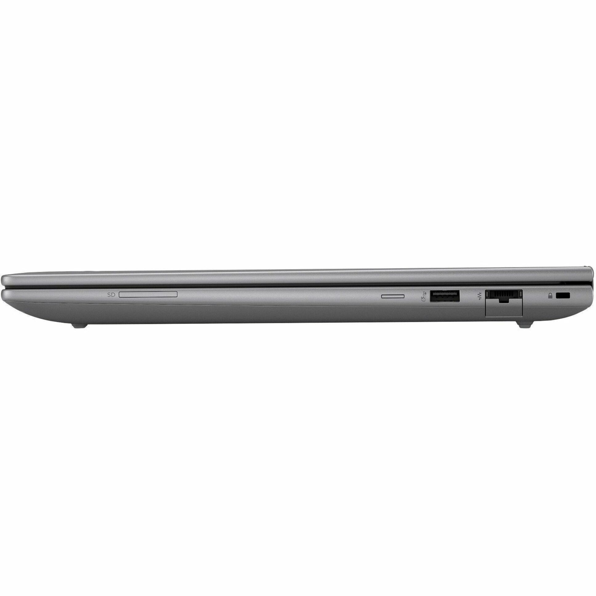 HP ZBook Power G11 16" Mobile Workstation - WUXGA - 60 Hz - Intel Core Ultra 7 1st Gen 165H - 32 GB - 512 GB SSD - Intel Chip - 1920 x 1200 - Eyesafe, In-plane Switching (IPS) Technology - Front Camera/Webcam - IEEE 802.11ax Wireless LAN Standard — leftmaximum