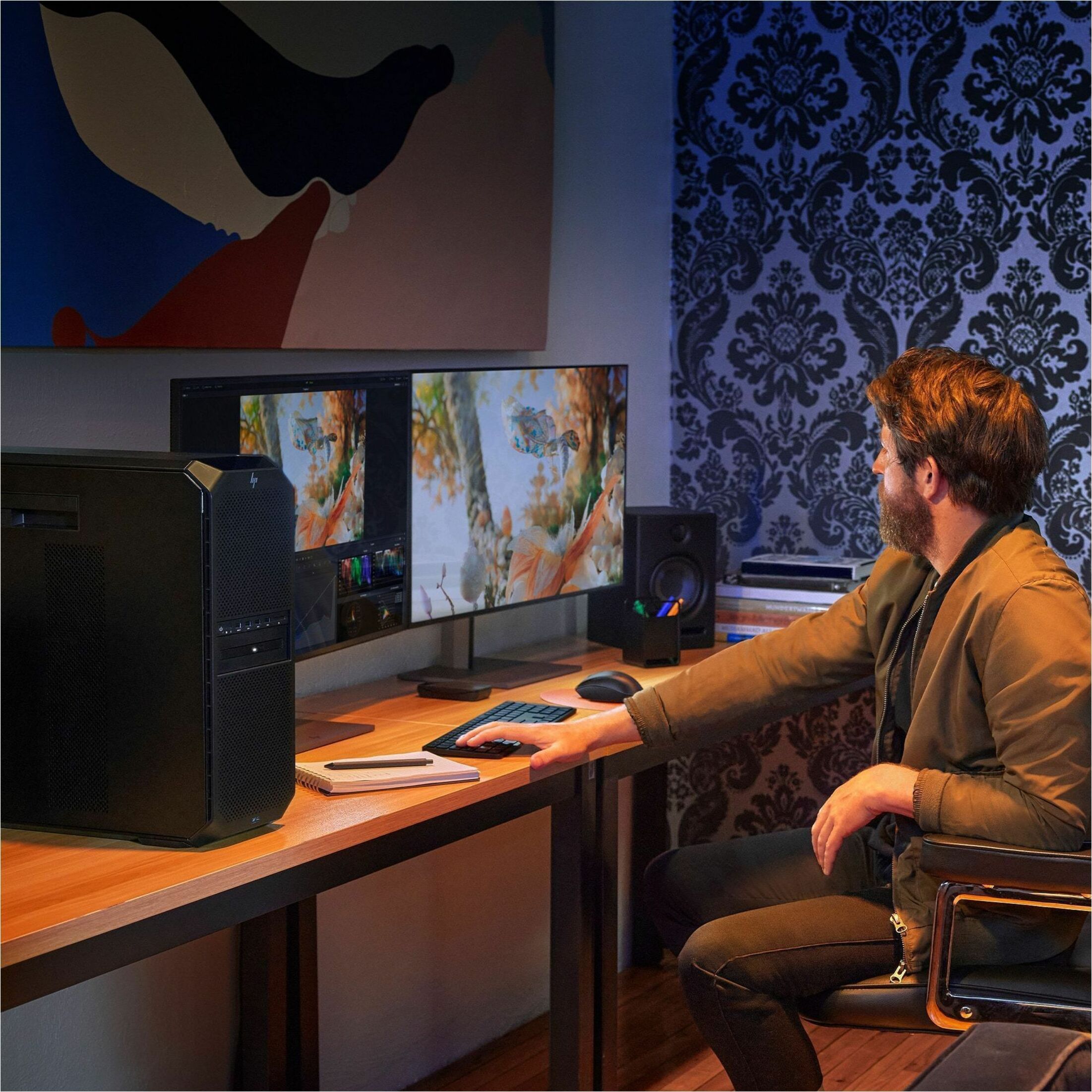 HP Z6 G5 A Workstation - 1 Ryzen Threadripper PRO 7995WX - 4 TB HDD - Tower - Black - AMD PRO 695 Chip - Serial ATA/600, NVMe Controller - 0, 1, 5, 10 RAID Levels - Gigabit Ethernet — life style