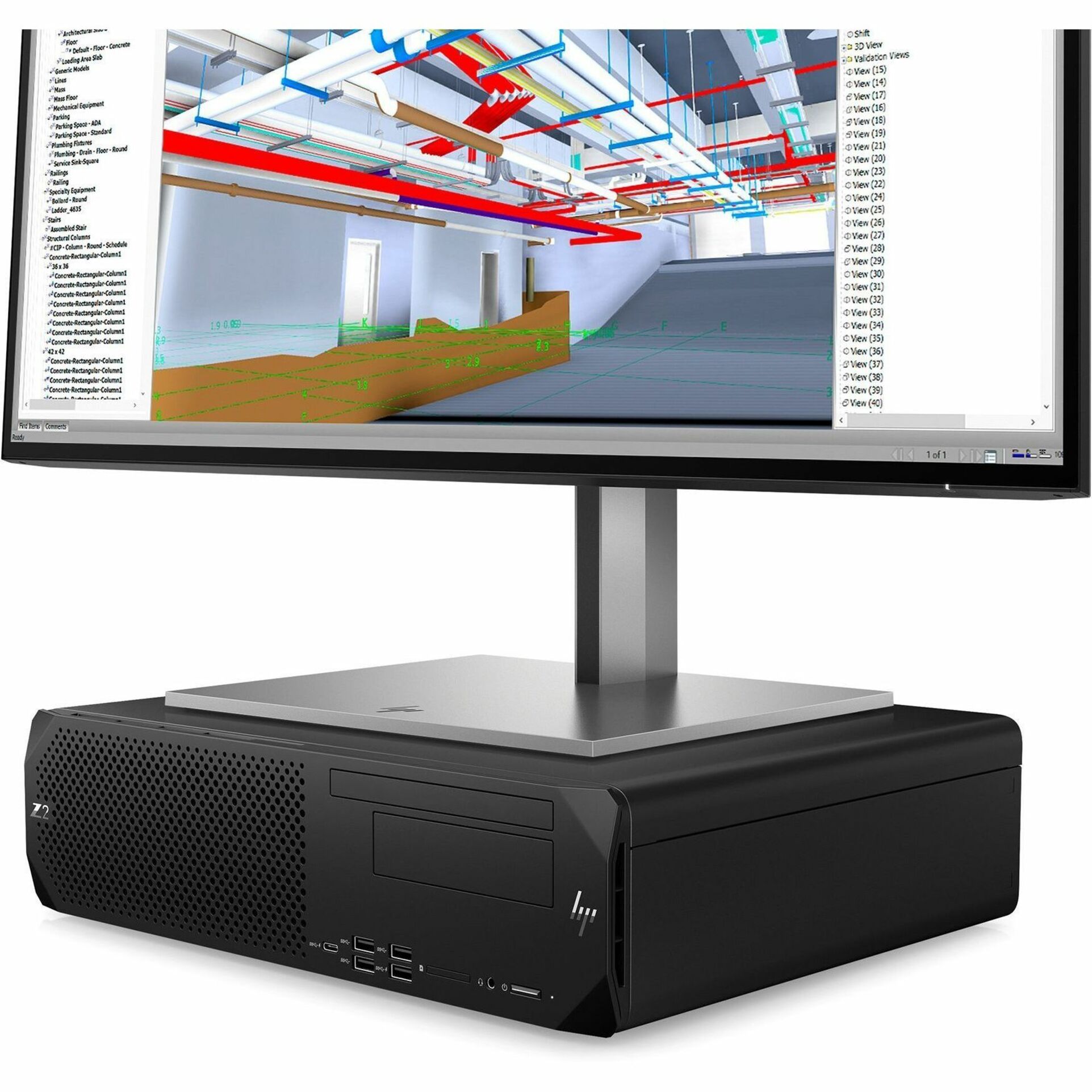 HP Z2 G9 Workstation - 1 Core i9 14th Gen i9-14900 - 32 GB - 1 TB SSD - Small Form Factor - Black - Intel W680 Chip - Windows 11 Pro - 16 GB Graphics - NVMe, Serial ATA/600 Controller - 0, 1 RAID Levels - Gigabit Ethernet — alternate image3