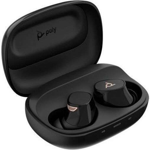 Poly Voyager Free 20 Black Earbuds +Basic Charge Case - Stereo - True Wireless - Bluetooth - 98.4 ft - 16 Ohm - Earbud - Binaural - In-ear - MEMS Technology, Noise Cancelling Microphone - Black — alternate image5