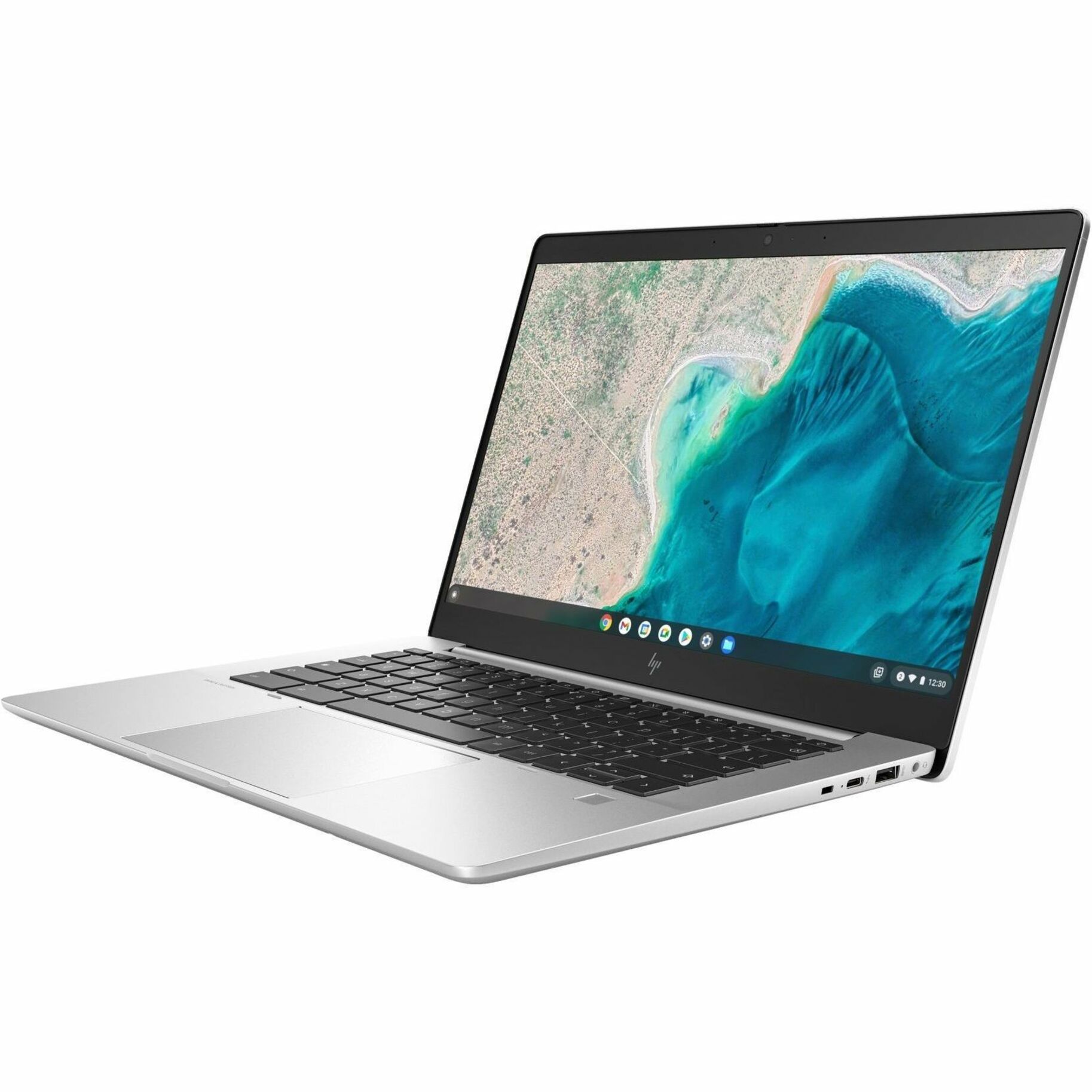 HP Elite c640 G3 Chromebook Enterprise 14" Chromebook - Full HD - 60 Hz - Intel Core i3 12th Gen i3-1215U - 8 GB - 256 GB SSD - English Keyboard - Intel Chip - 1920 x 1080 - ChromeOS - Intel Iris Xe Graphics - In-plane Switching (IPS) Technology - Front Camera/Webcam - 10.75 Hours Battery Run Time - IEEE 802.11ax Wireless LAN Standard — alternate image2