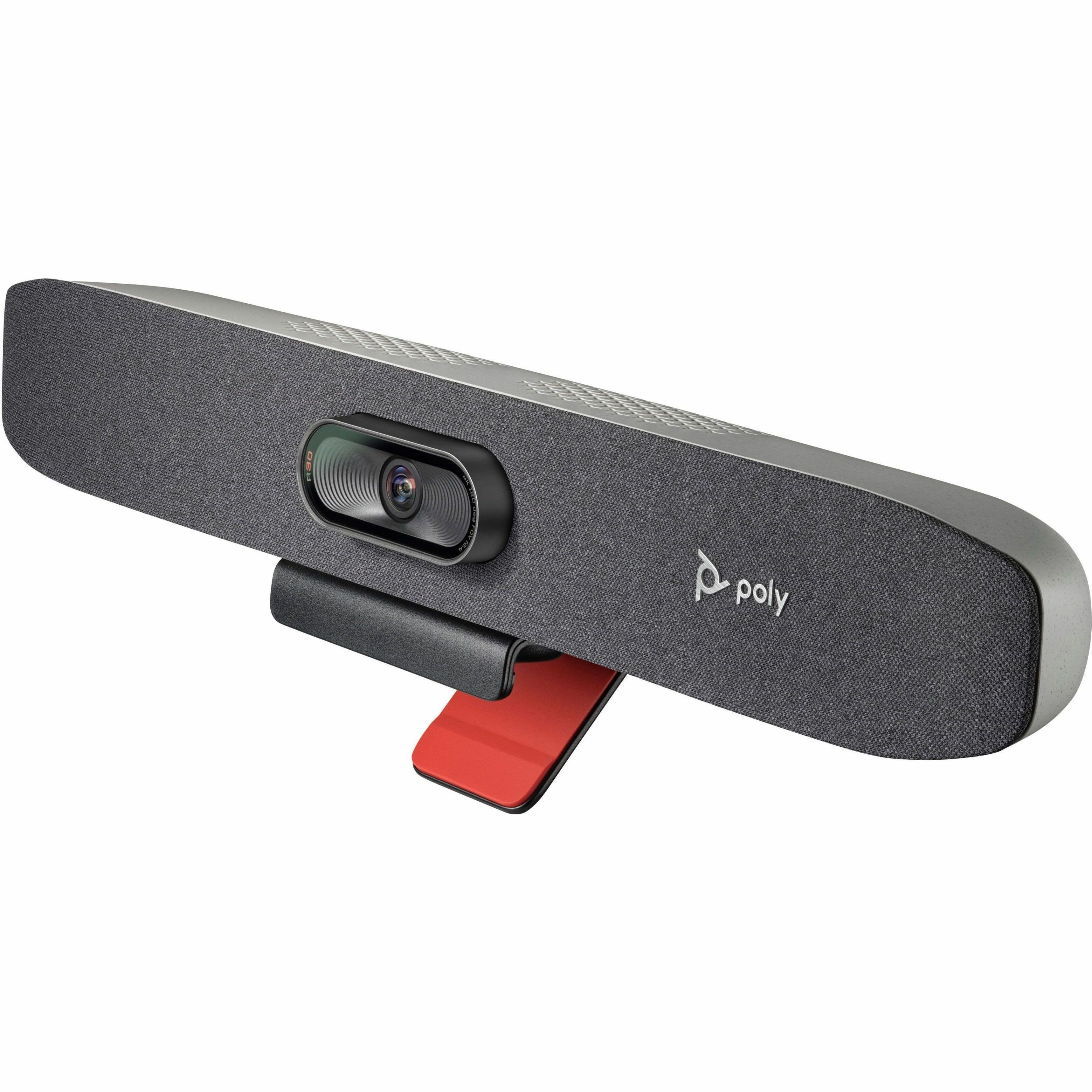 Poly Studio R30 USB Video Bar No Radio GSA/TAA - For Video Conferencing, Audio Conferencing, Meeting Room, Boardroom, Presentation - Small Room Size Supported - 3840 x 2160 Video (Live) - 4K UHD - USB - Wireless LAN - Internal Speaker(s) - TAA Compliant — alternate image3