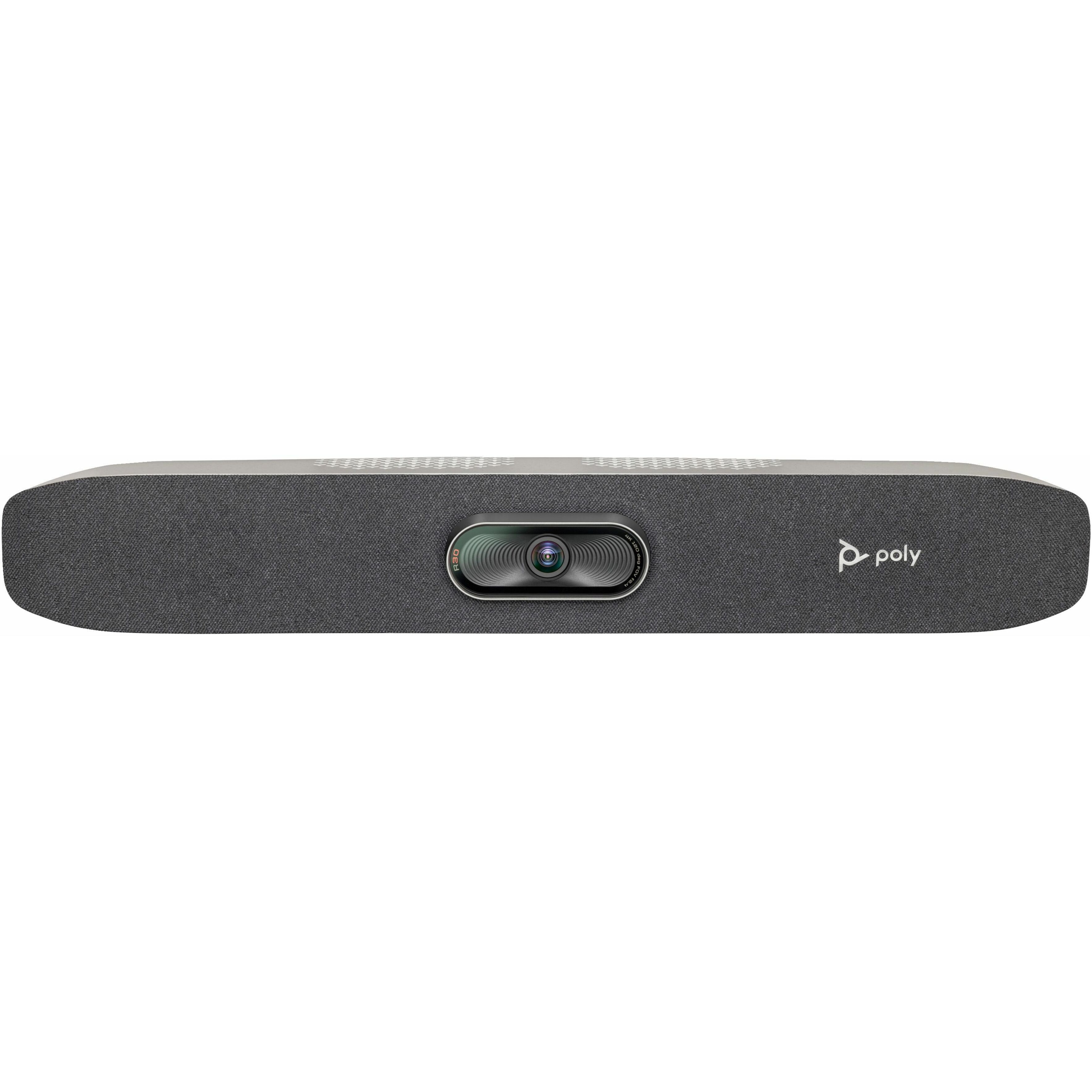 Poly Studio R30 USB Video Bar No Radio GSA/TAA - For Video Conferencing, Audio Conferencing, Meeting Room, Boardroom, Presentation - Small Room Size Supported - 3840 x 2160 Video (Live) - 4K UHD - USB - Wireless LAN - Internal Speaker(s) - TAA Compliant