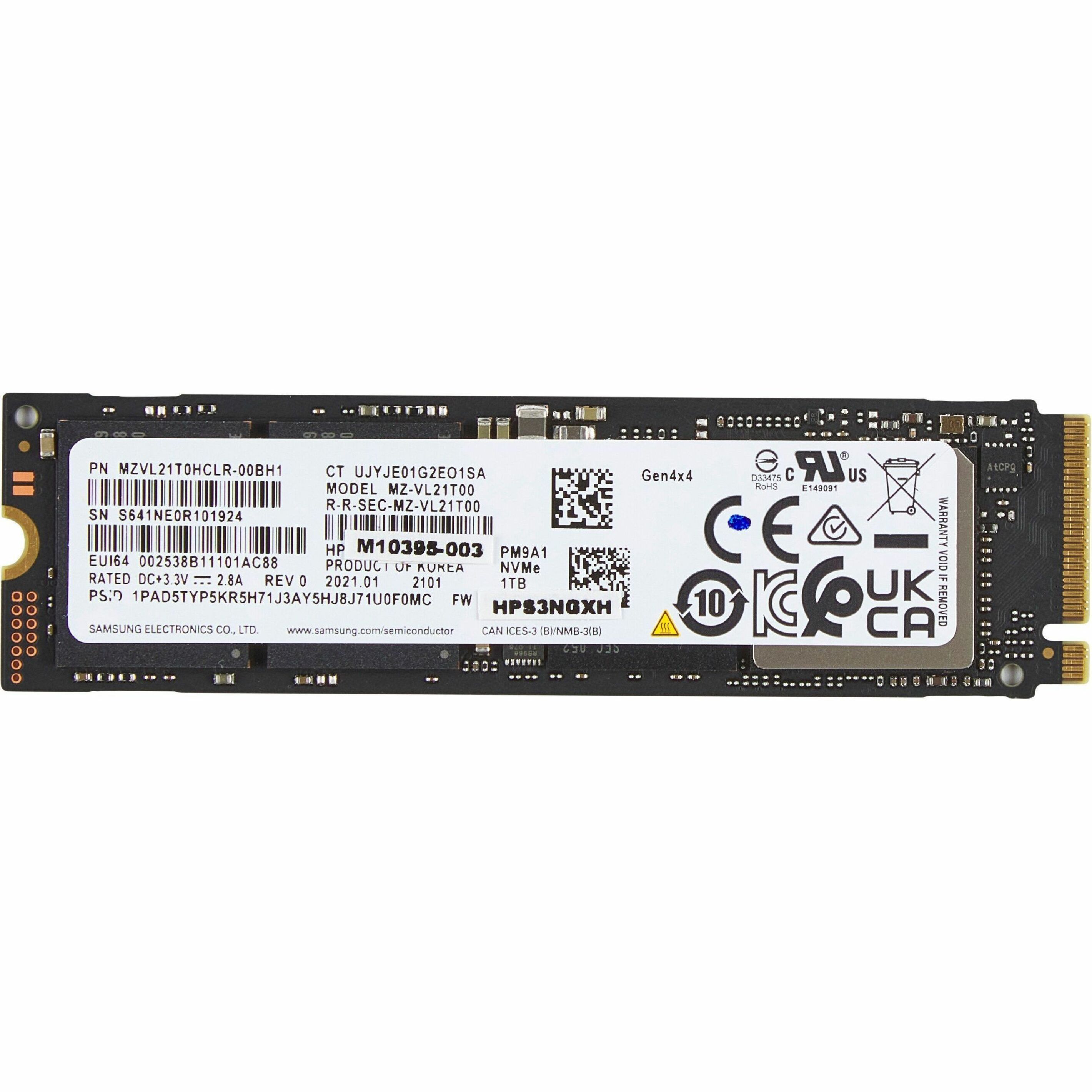 HP 1 TB Solid State Drive