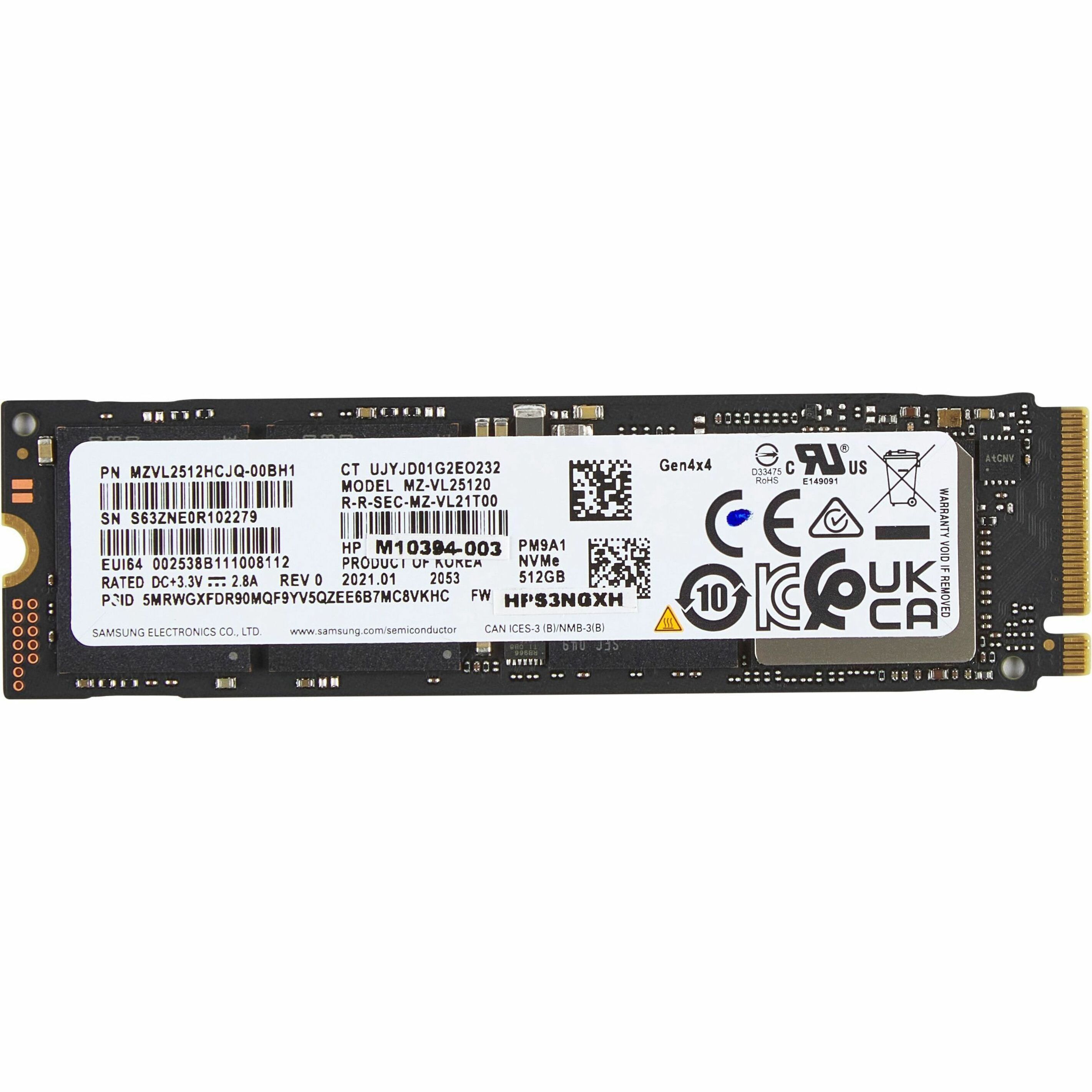 HP 512 GB Solid State Drive