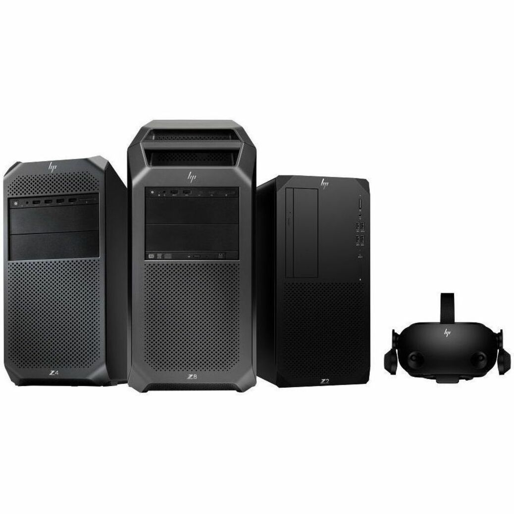 HP Z2 G9 Workstation - 1 x Intel Core i7 12th Gen i7-12700 - 32 GB - Tower - Black - Intel W680 Chip - Serial ATA/600, NVMe Controller - 0, 1 RAID Levels - Gigabit Ethernet — alternate image1