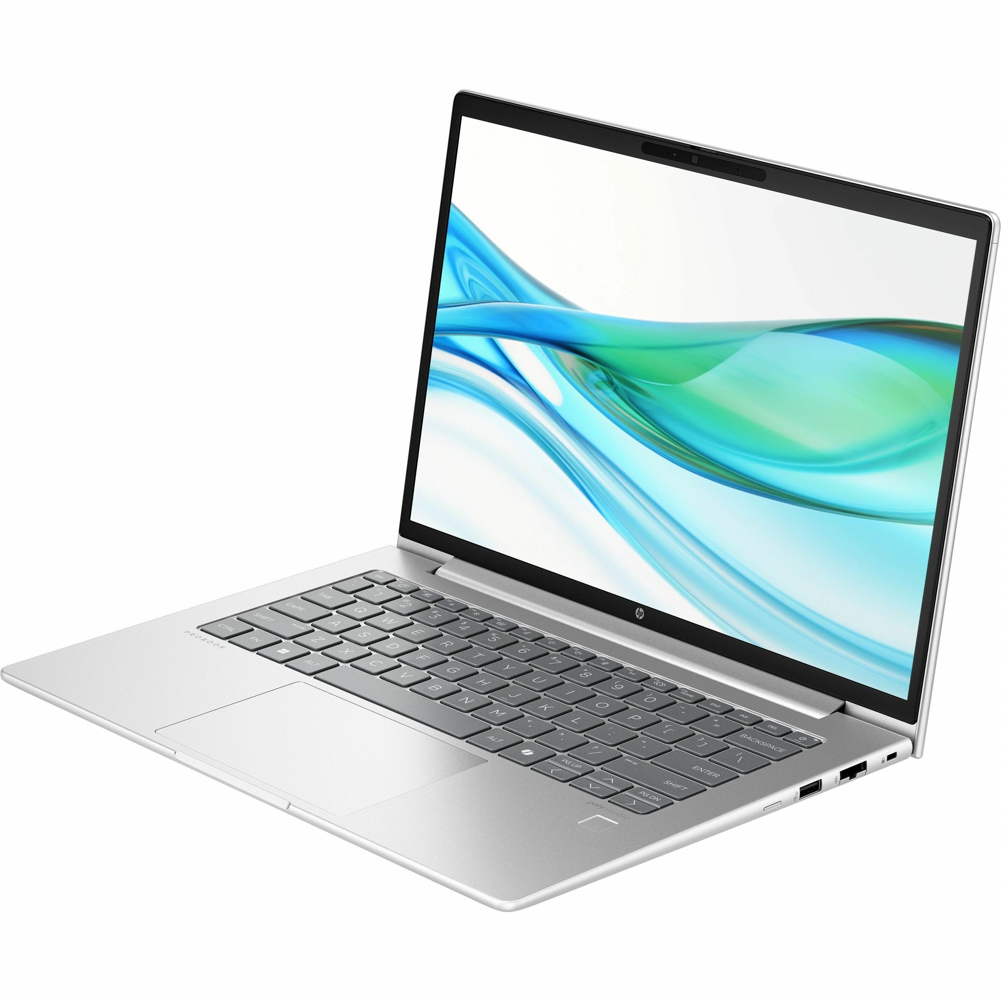 HP ProBook 440 G11 14" Touchscreen Notebook - WUXGA - 60 Hz - Intel Core Ultra 5 125U - 8 GB - 256 GB SSD - Pike Silver - Intel Chip - 1920 x 1200 - Windows 11 Pro - Intel - In-plane Switching (IPS) Technology - Front Camera/Webcam - IEEE 802.11ax Wireless LAN Standard — alternate image2
