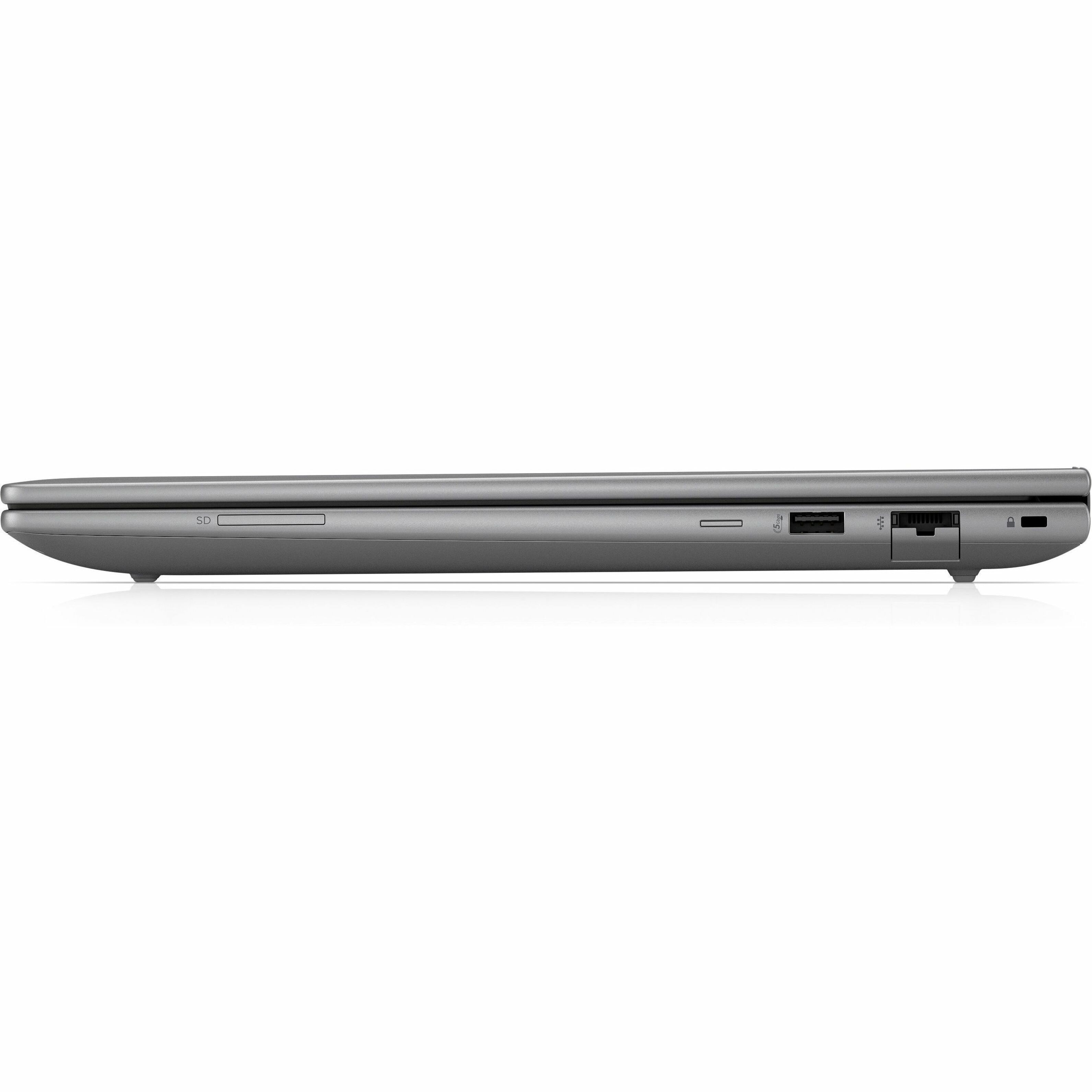 HP ZBook Power G11 A 16" Mobile Workstation - WUXGA - 60 Hz - AMD Ryzen 7 8845HS - 32 GB - 1 TB SSD - AMD Chip - 1920 x 1200 - Windows 11 Pro - NVIDIA RTX A1000 with 6 GB, AMD Radeon 780M Graphics - In-plane Switching (IPS) Technology, Eyesafe - Front Camera/Webcam - IEEE 802.11ax Wireless LAN Standard — left
